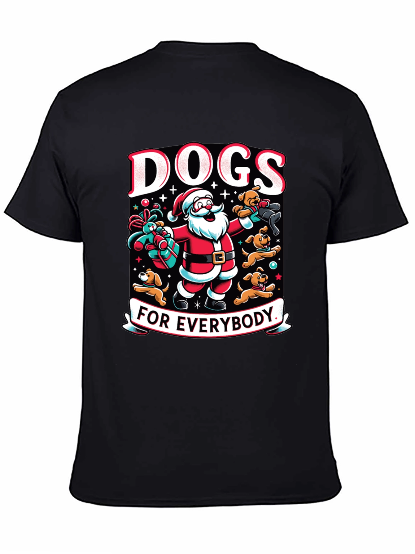 Dogs for Everybody Santa T-Shirt