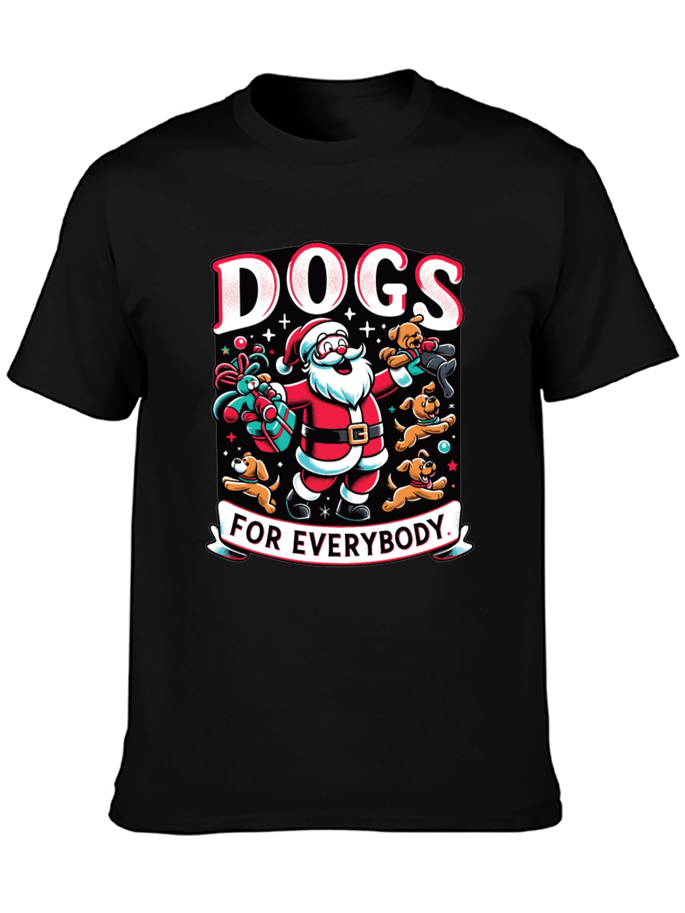 Dogs for Everybody Santa T-Shirt
