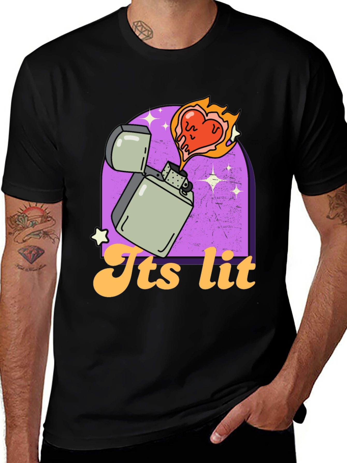 Its Lit T-Shirt - Novelty Graphic Tee
