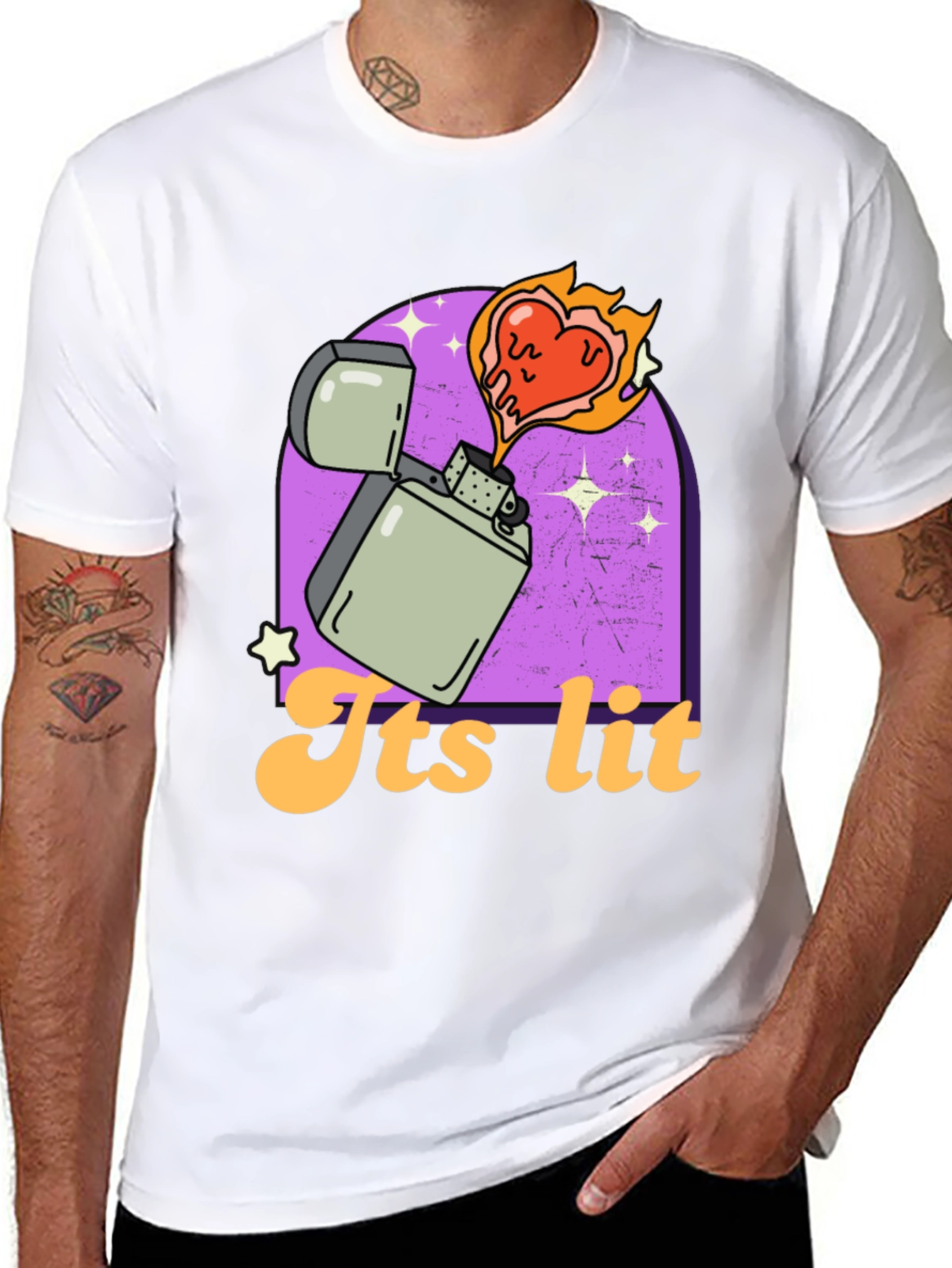 Its Lit T-Shirt - Novelty Graphic Tee