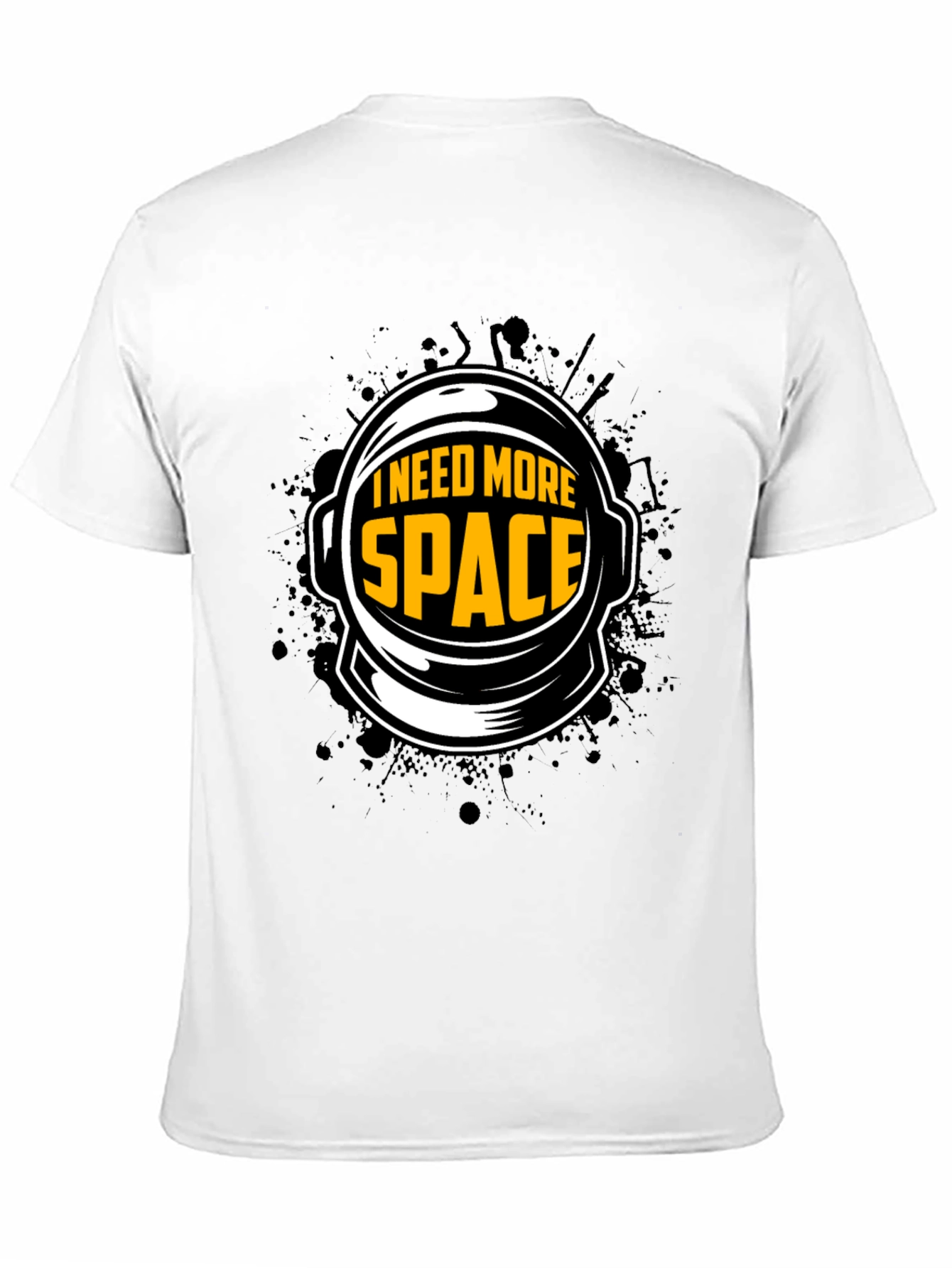 I Need More Space Black Graphic Tee