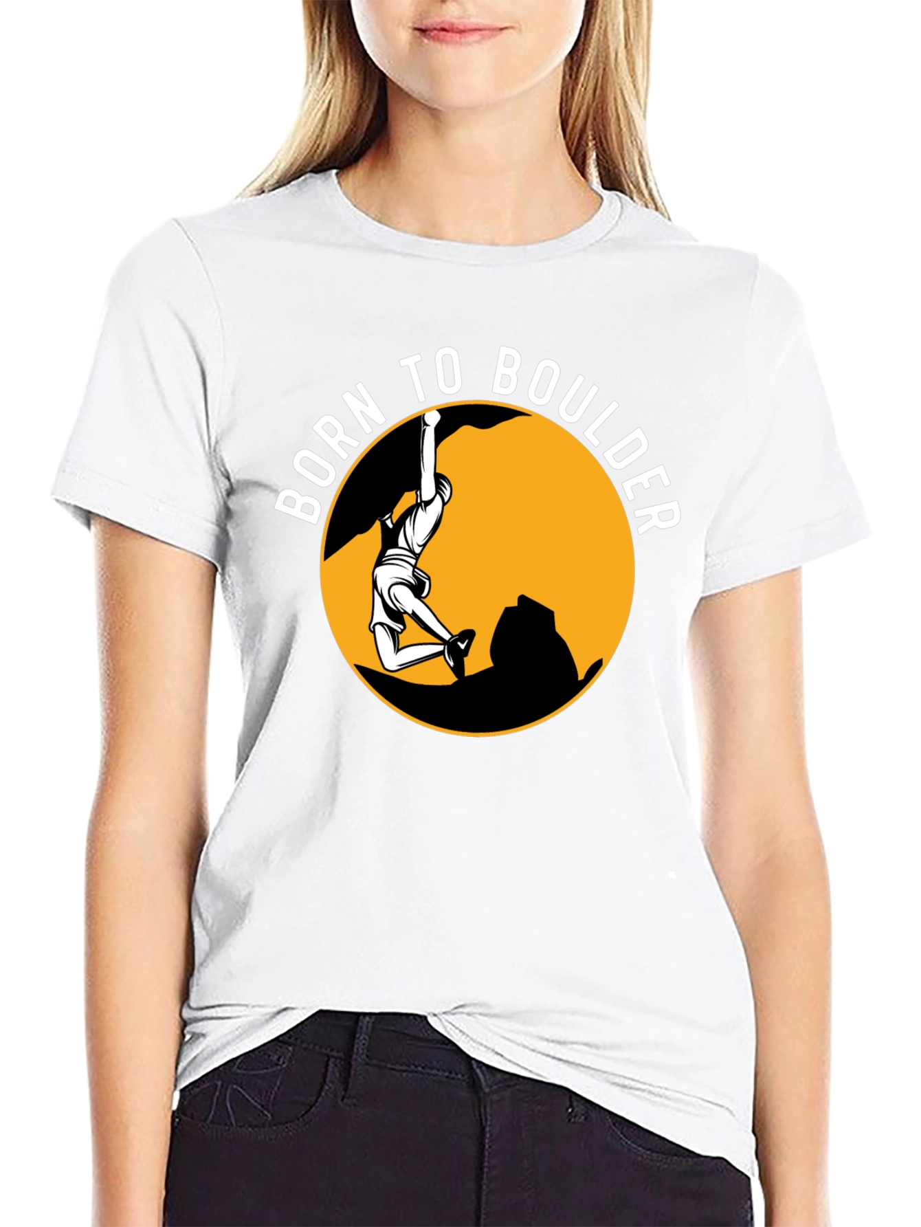 Born to Boulder Graphic T-Shirt - Climbing Tee