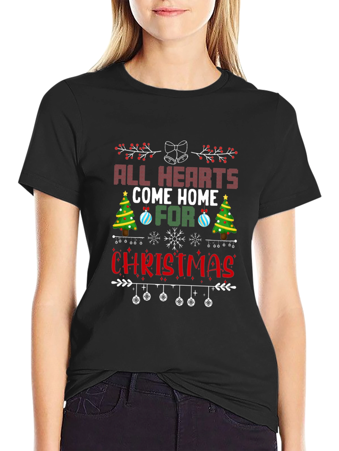 All Hearts Come Home for Christmas Graphic Tee
