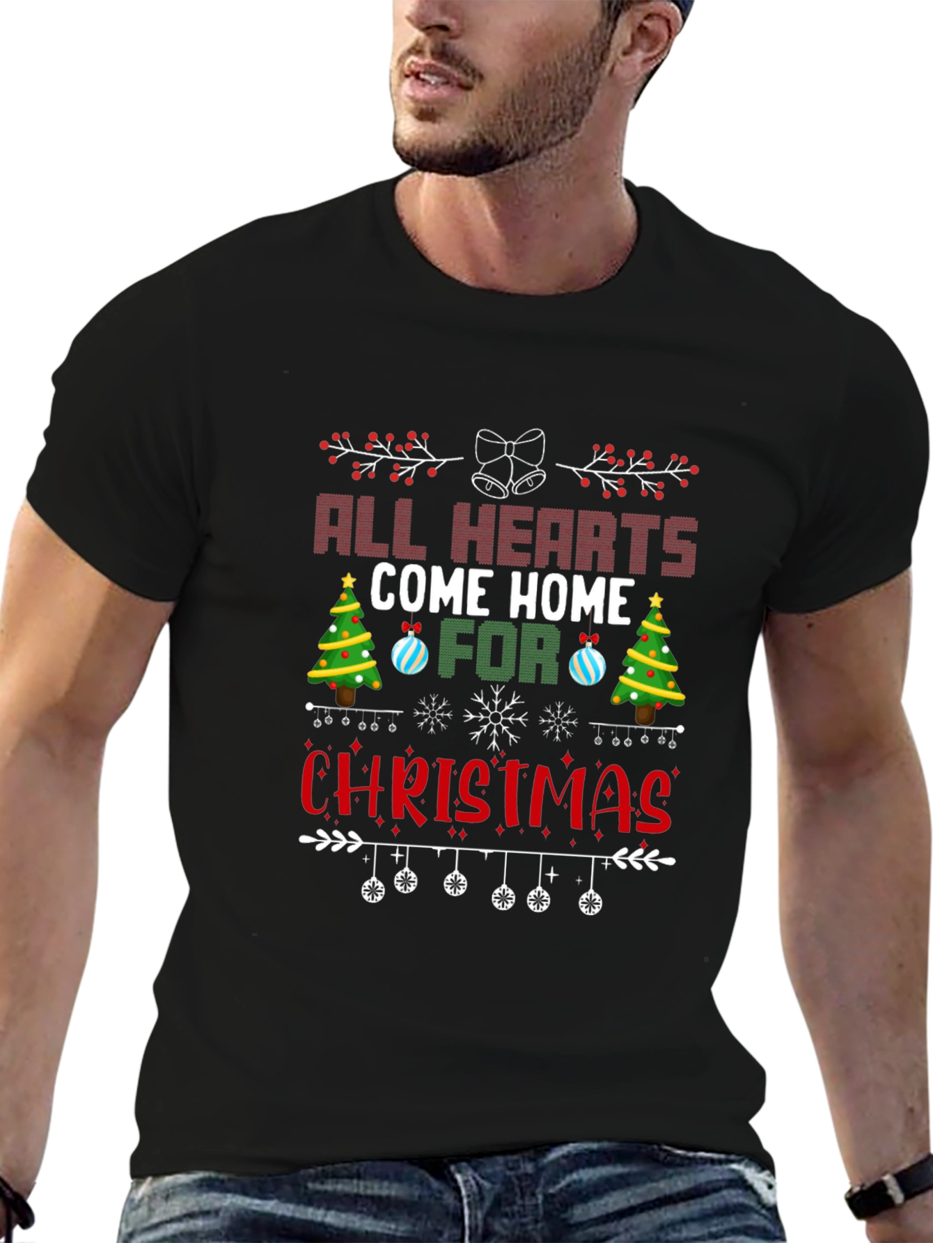 All Hearts Come Home for Christmas Graphic Tee