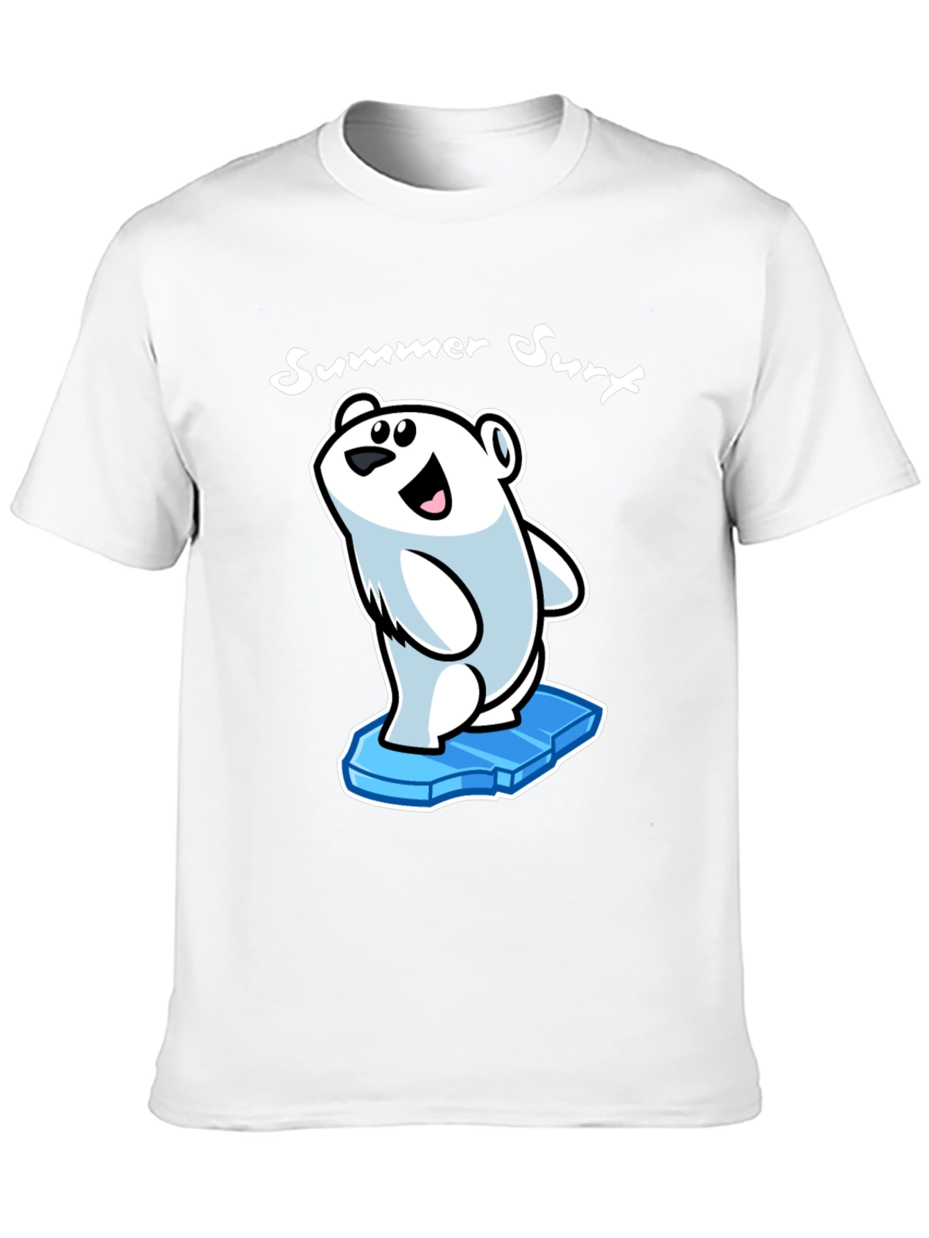 Summer Surf T-Shirt: Polar Bear on Ice