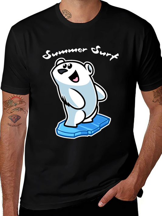 Summer Surf T-Shirt: Polar Bear on Ice