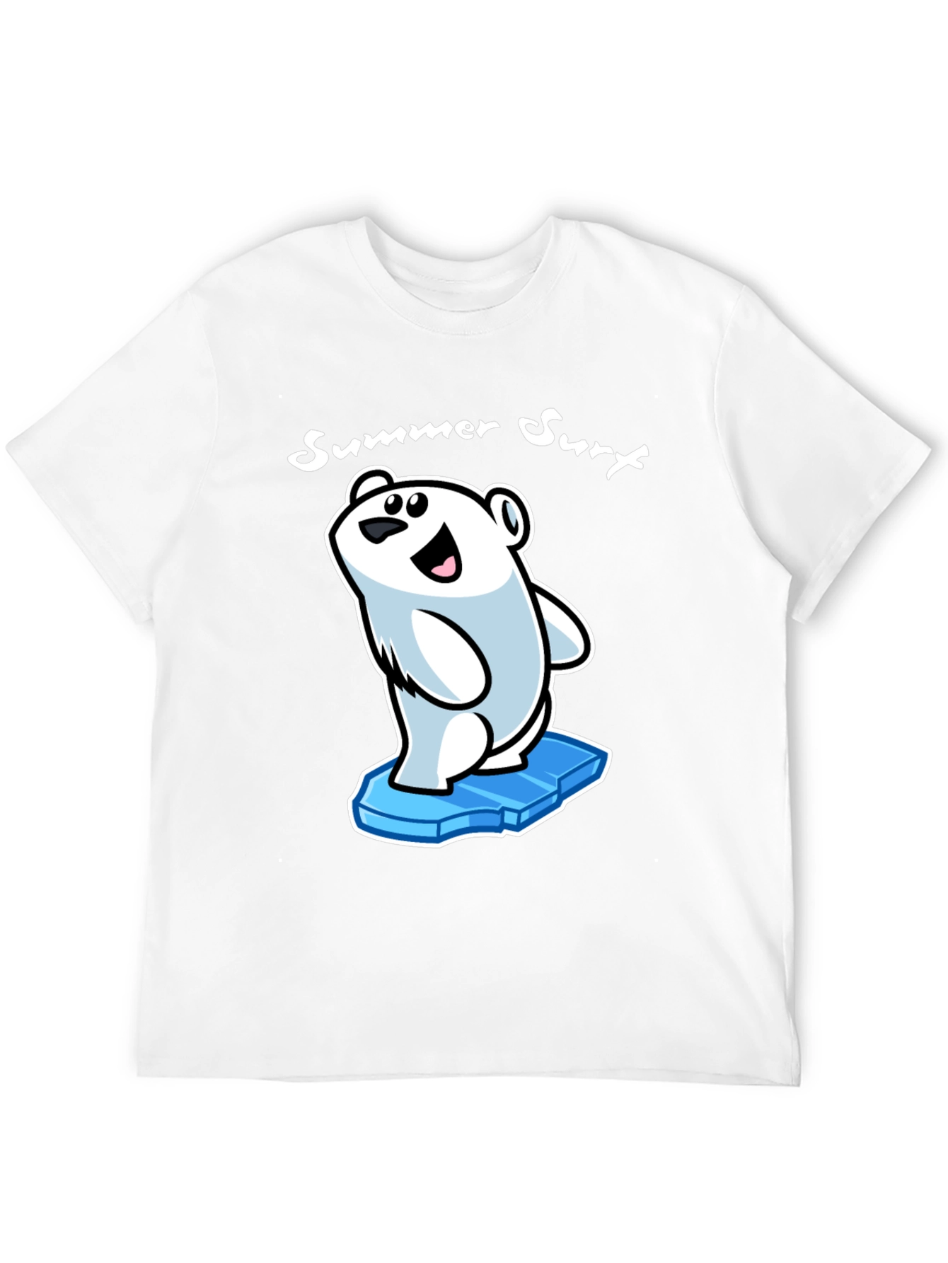 Summer Surf T-Shirt: Polar Bear on Ice