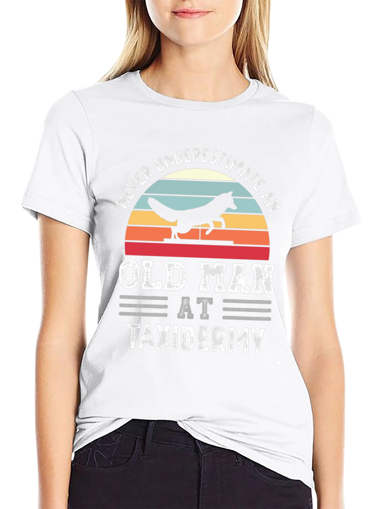 Never Underestimate Taxidermy Old Man T-Shirt