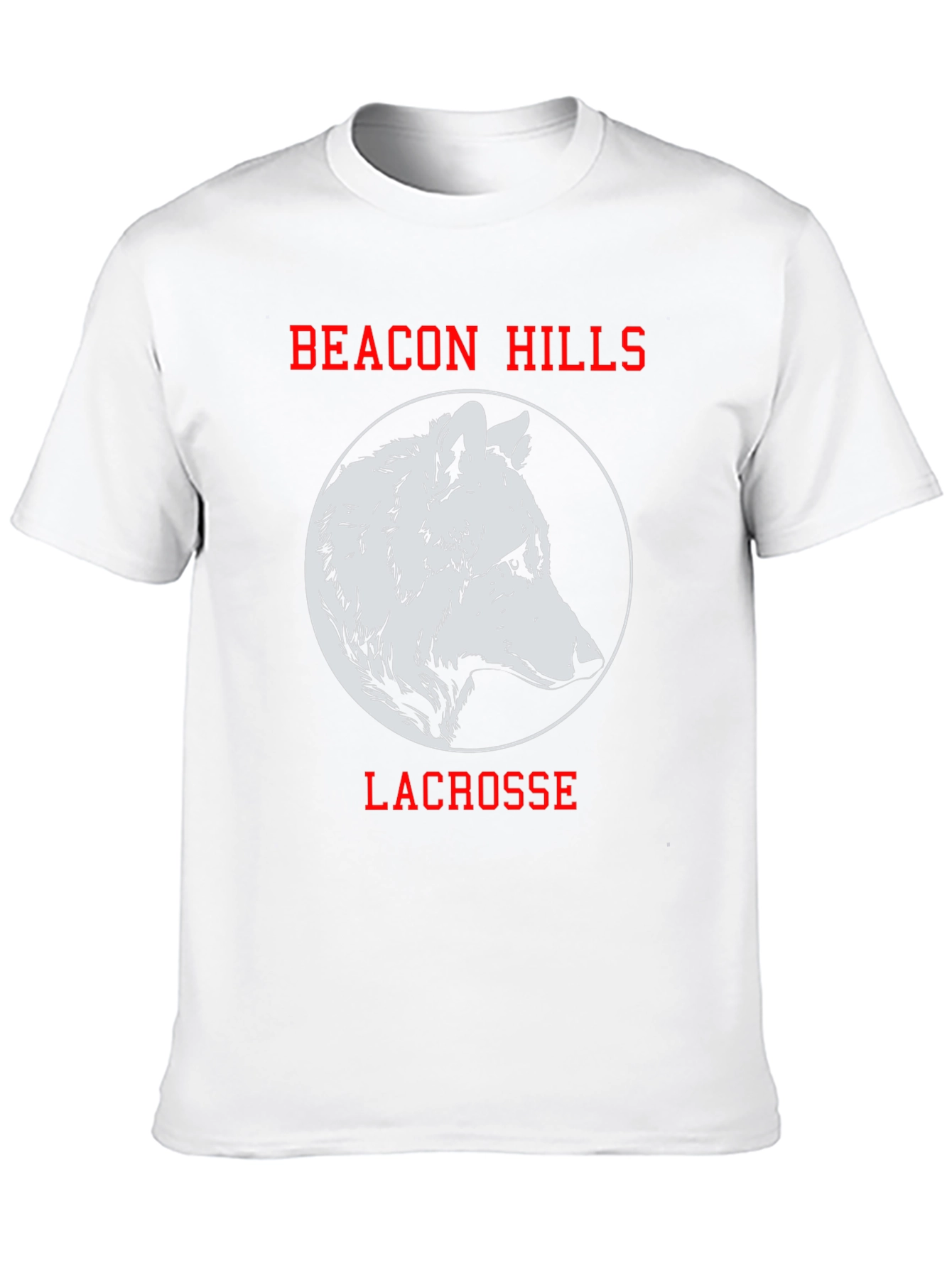 Beacon Hills Lacrosse T-Shirt Wolf Design