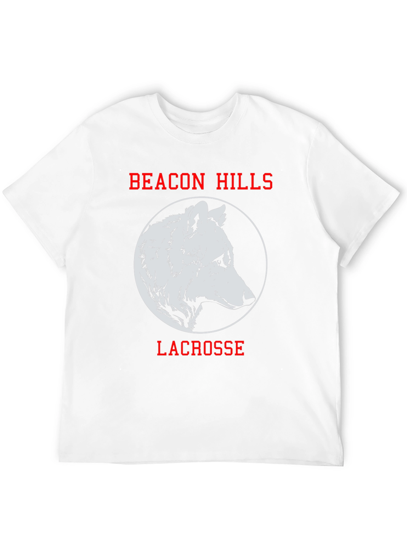 Beacon Hills Lacrosse T-Shirt Wolf Design