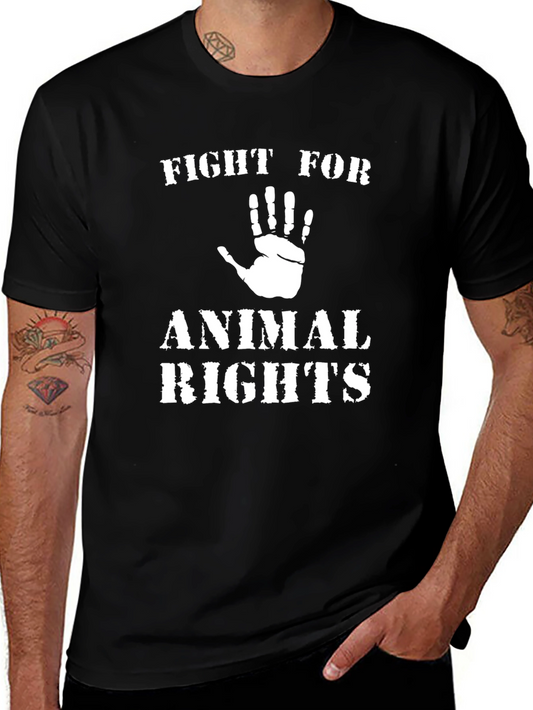 Fight For Animal Rights Graphic T-Shirt