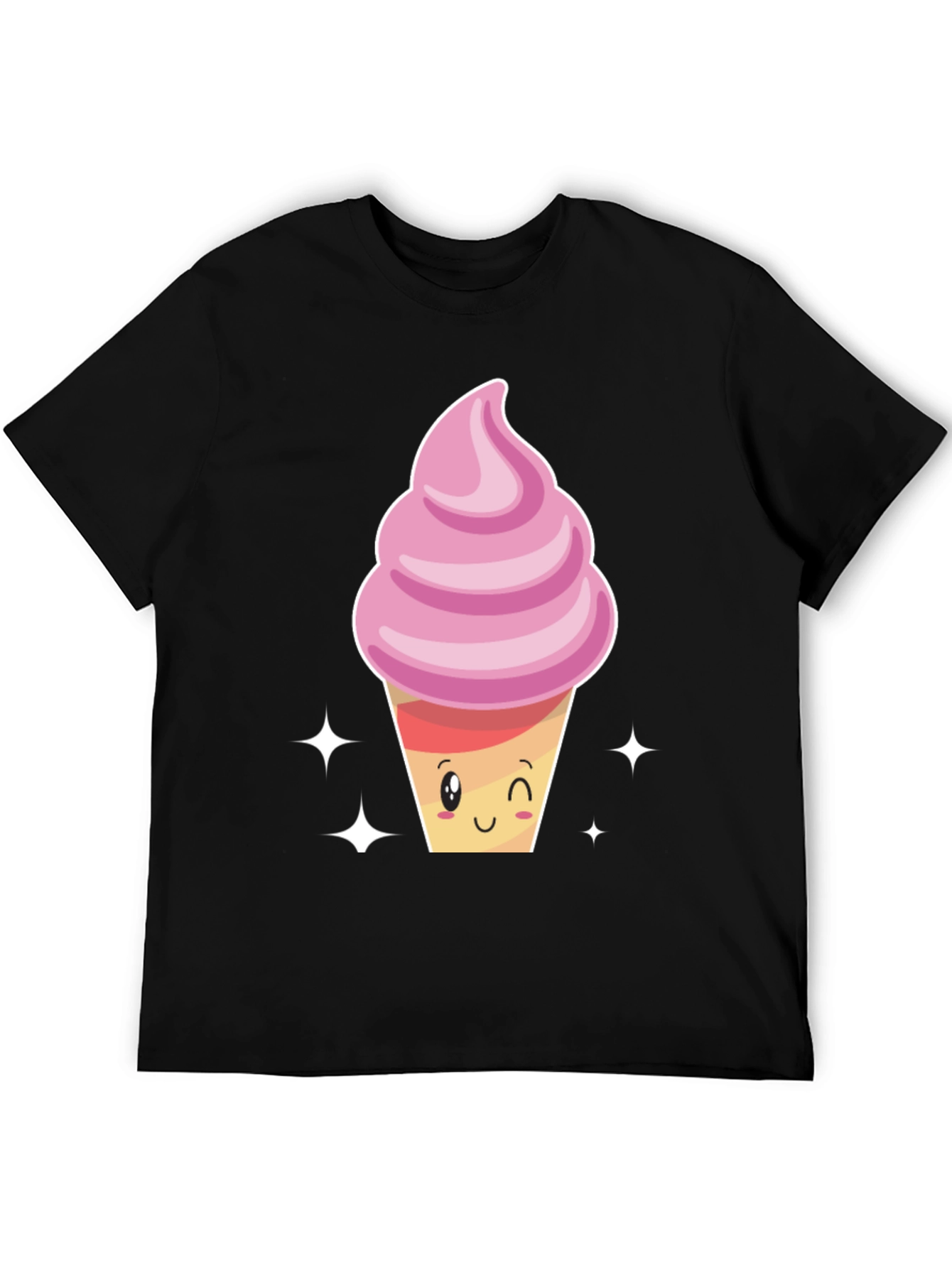 Cute Ice Cream Cone Graphic Tee