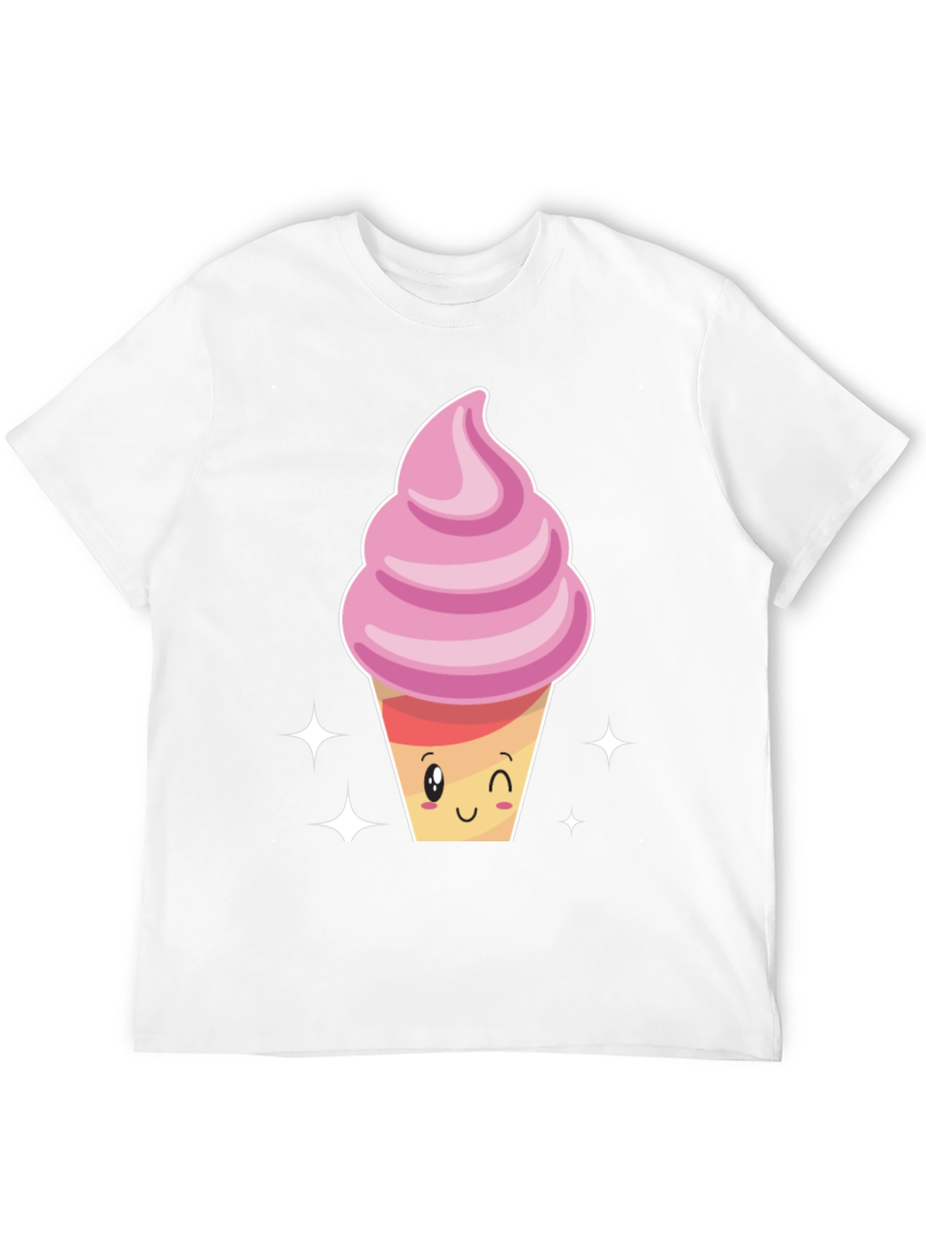 Cute Ice Cream Cone Graphic Tee