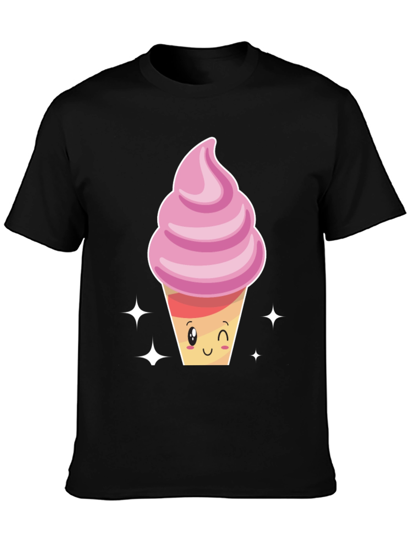Cute Ice Cream Cone Graphic Tee