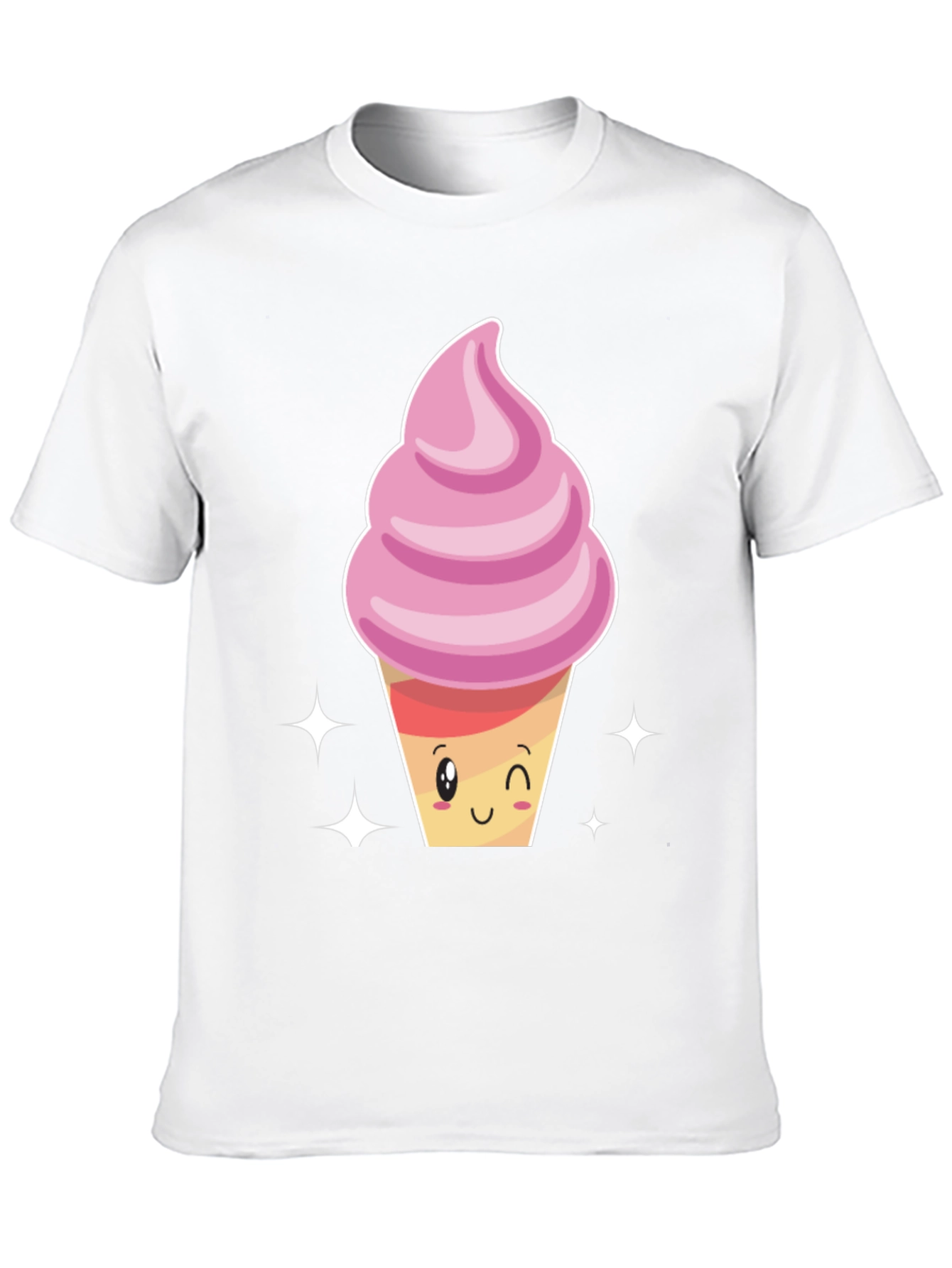 Cute Ice Cream Cone Graphic Tee