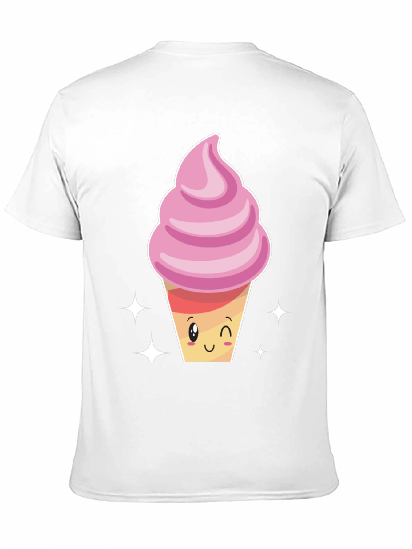 Cute Ice Cream Cone Graphic Tee