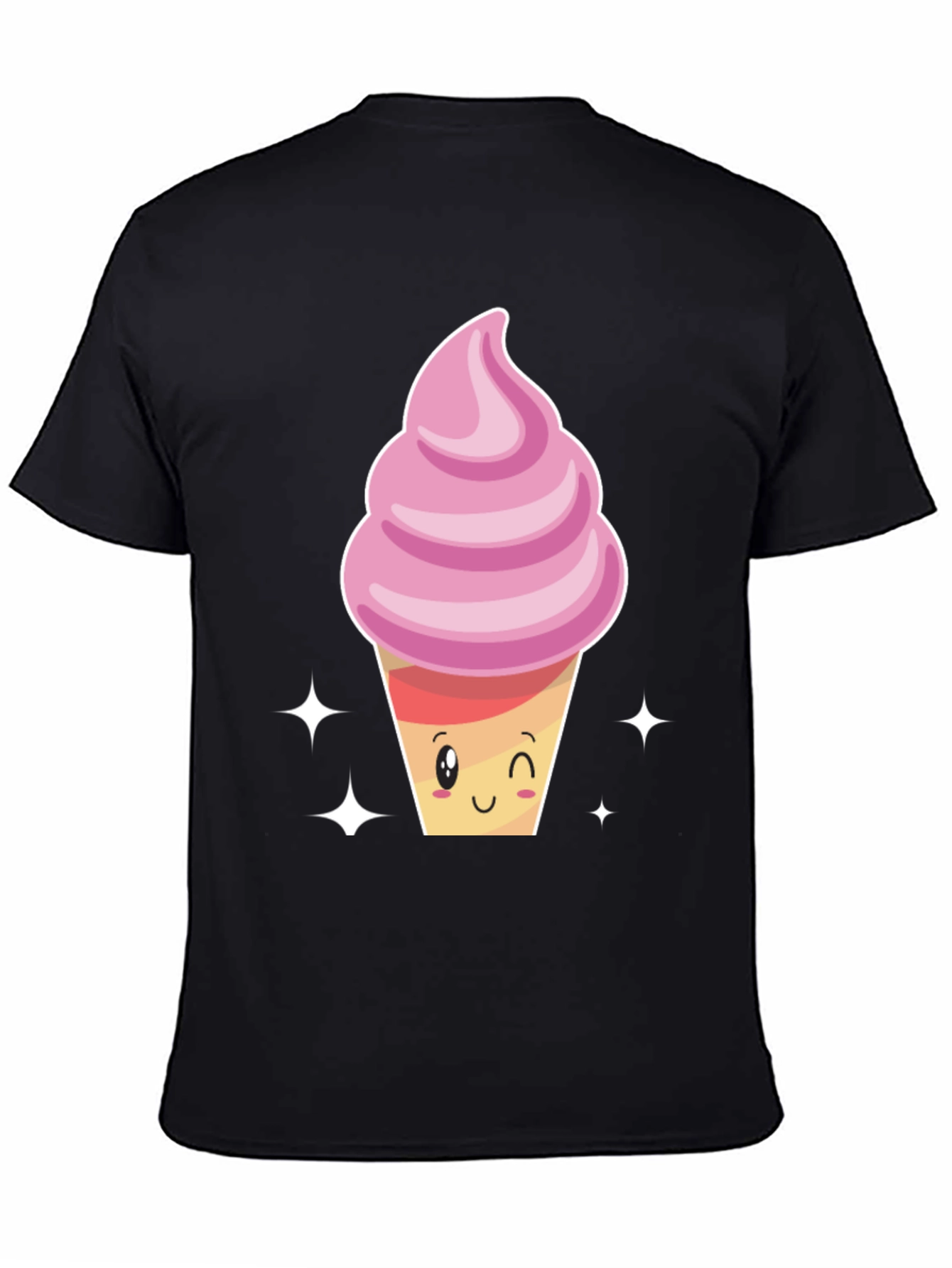 Cute Ice Cream Cone Graphic Tee