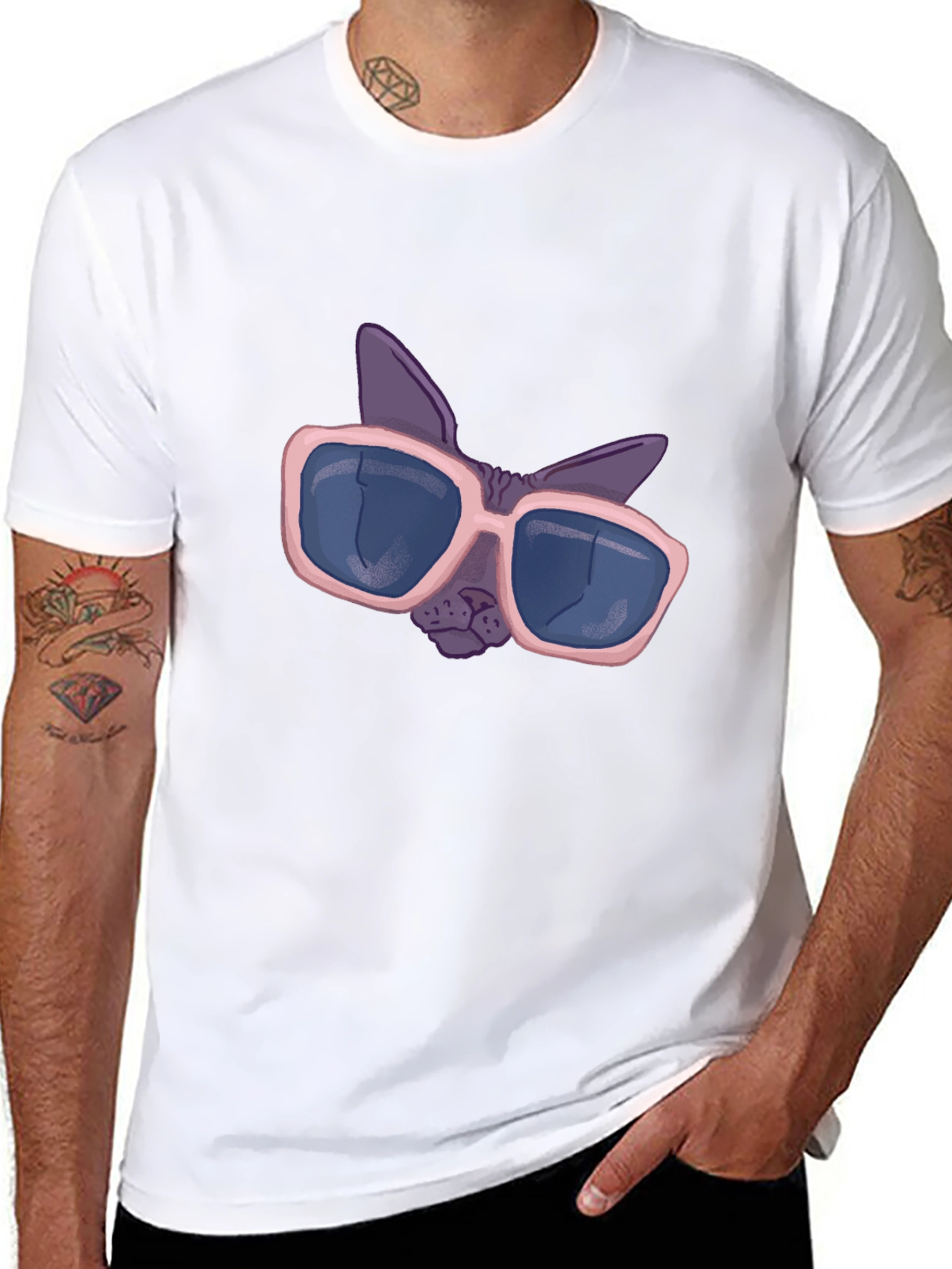 Cool Cat T-Shirt: Sphynx with Shades