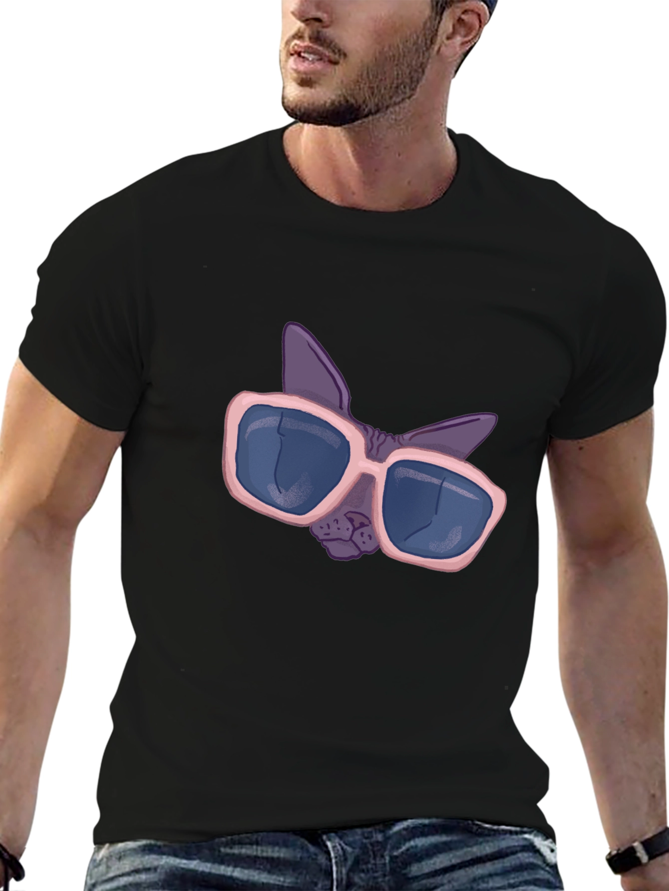 Cool Cat T-Shirt: Sphynx with Shades