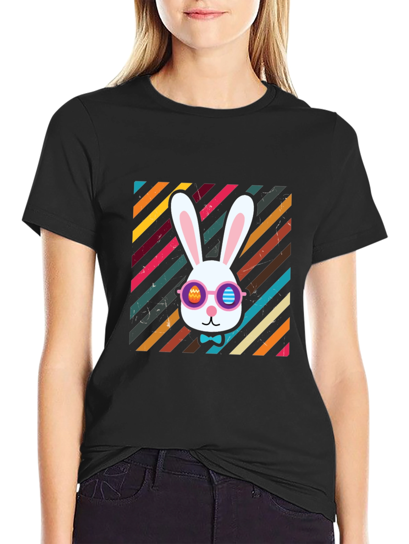 Easter Bunny Striped Tee