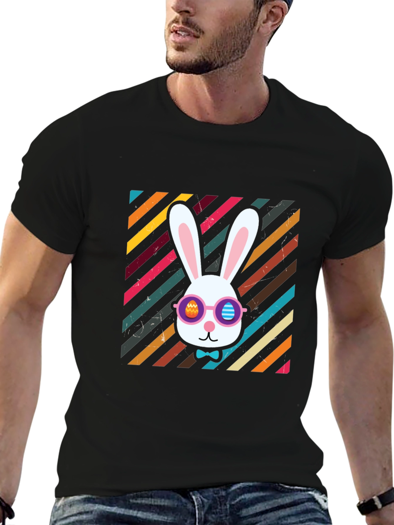 Easter Bunny Striped Tee
