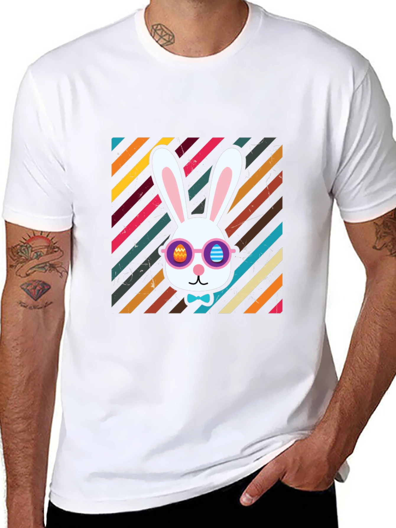 Easter Bunny Striped Tee