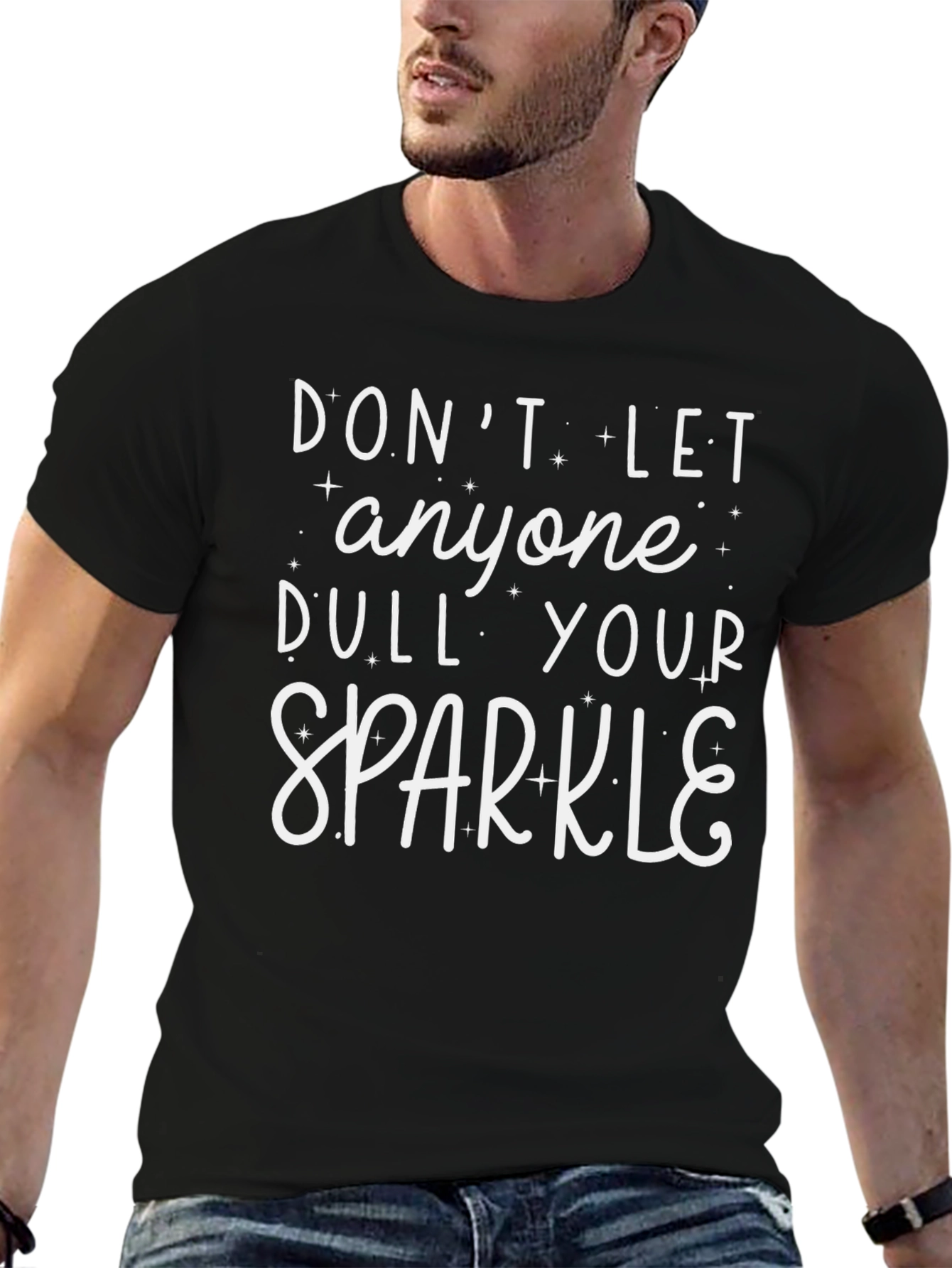 Sparkle Graphic Tee - Inspirational Shirt