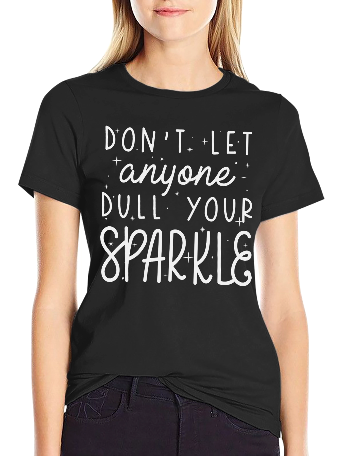 Sparkle Graphic Tee - Inspirational Shirt