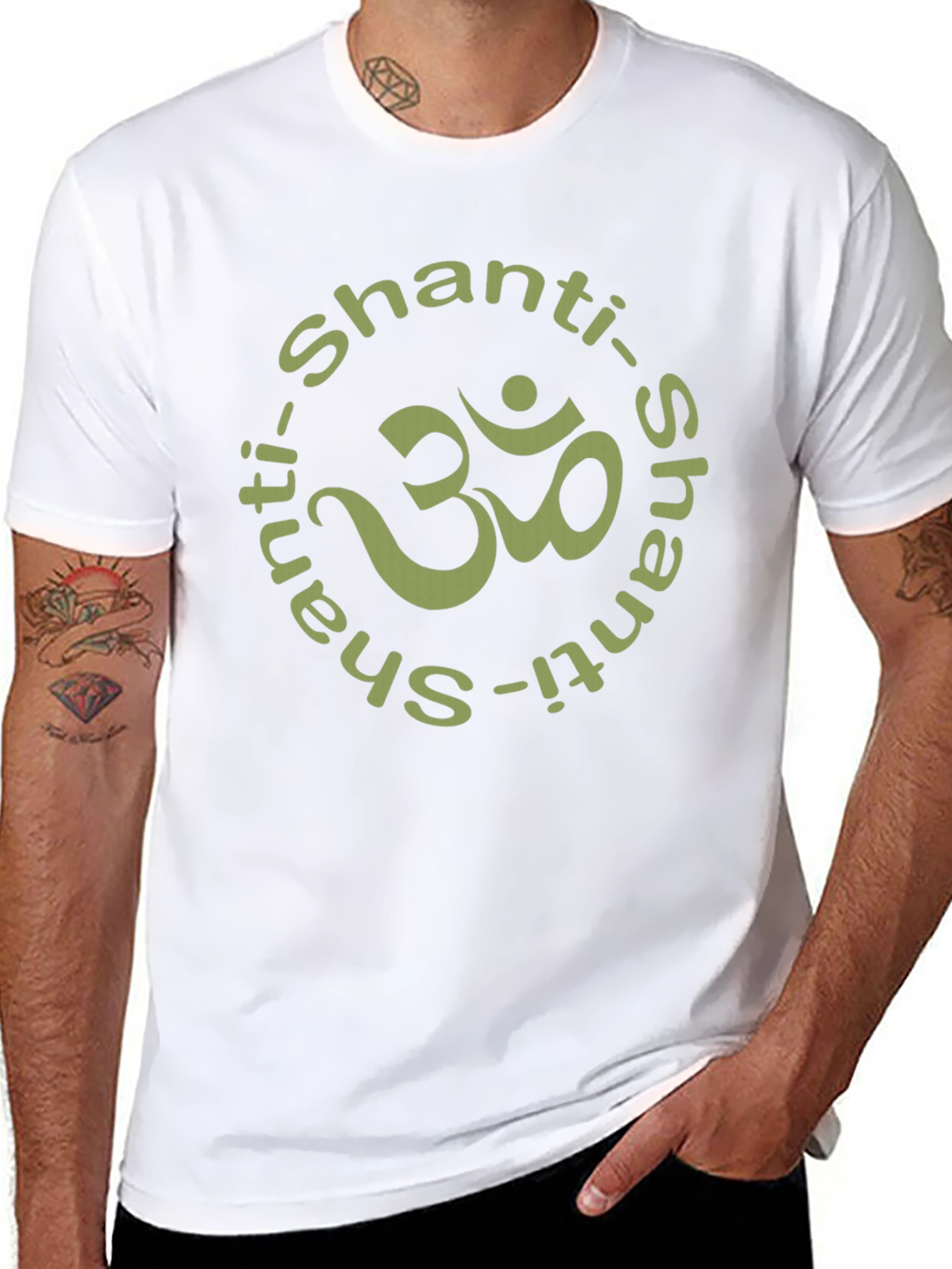 Shanti Om Symbol T-Shirt - Black