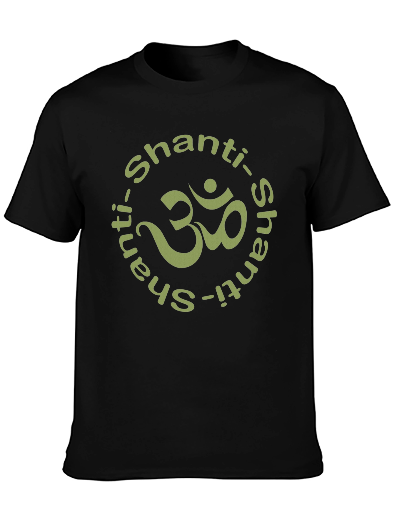 Shanti Om Symbol T-Shirt - Black