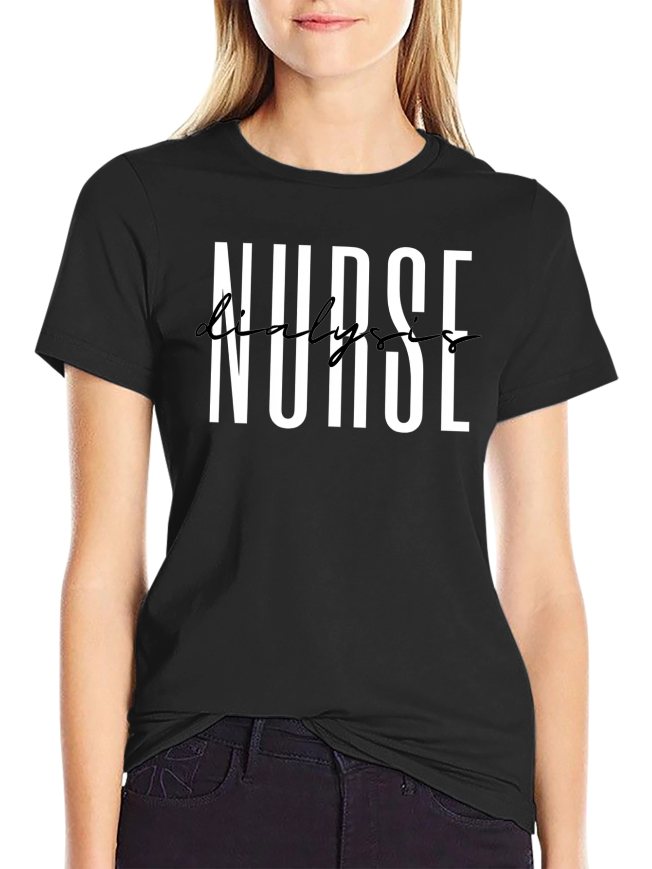 Nurse Analyst Black T-Shirt