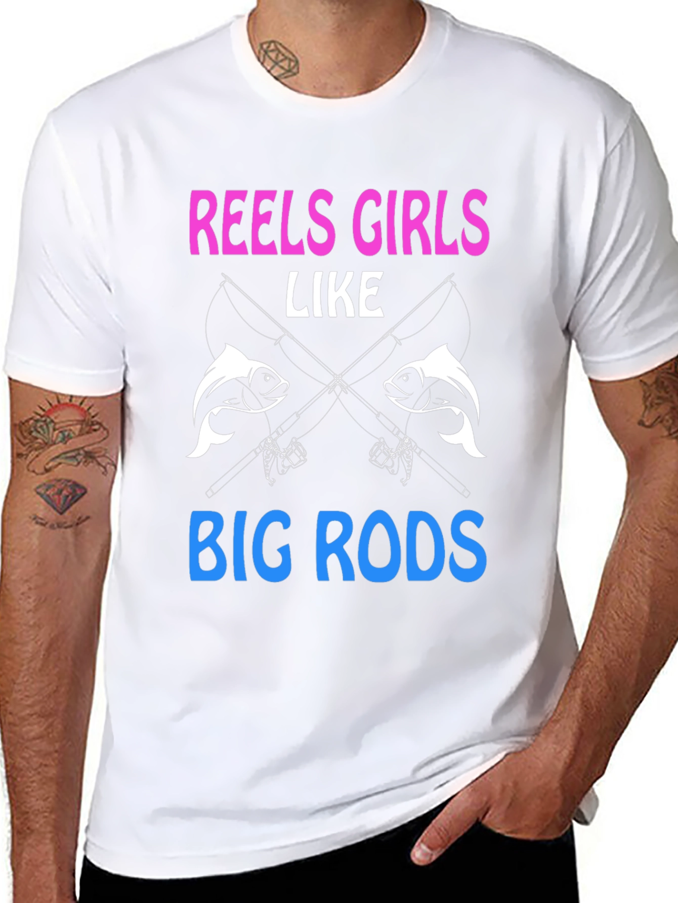 Reels Girls Like Big Rods Fishing T-Shirt