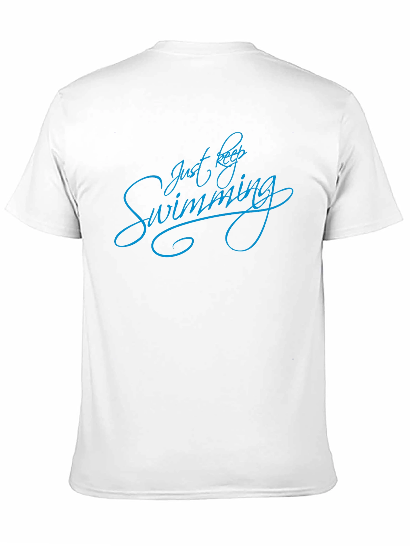 Just Keep Swimming Graphic Tee - Black T-Shirt