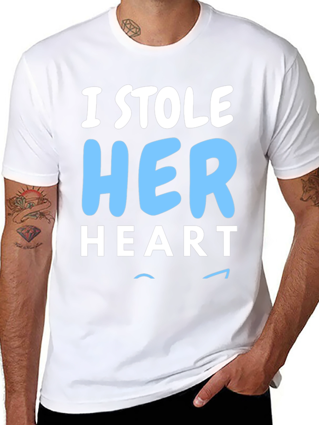 I Stole Her Heart Mens T-Shirt