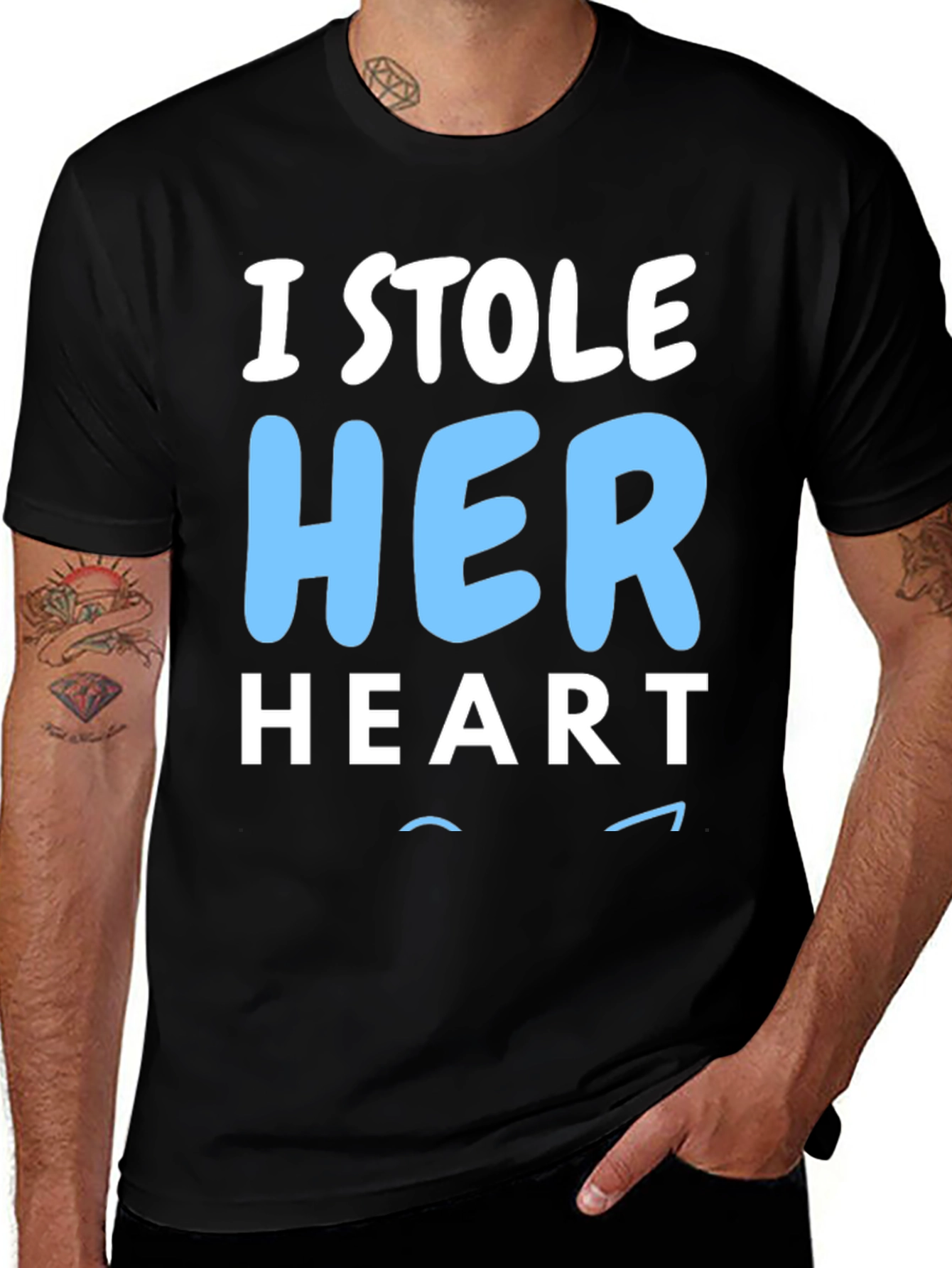 I Stole Her Heart Mens T-Shirt