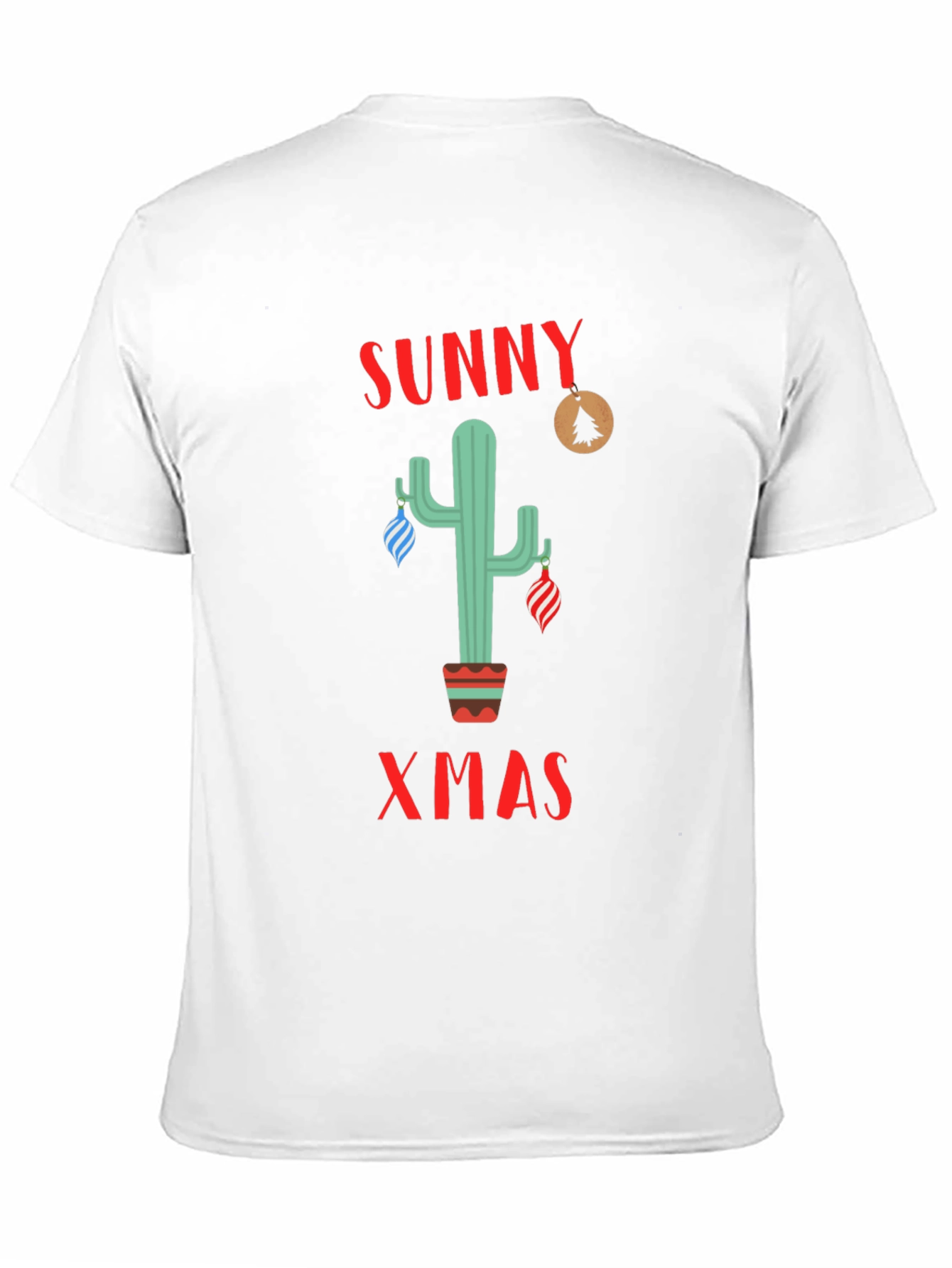 Sunny Xmas Cactus Holiday T-Shirt