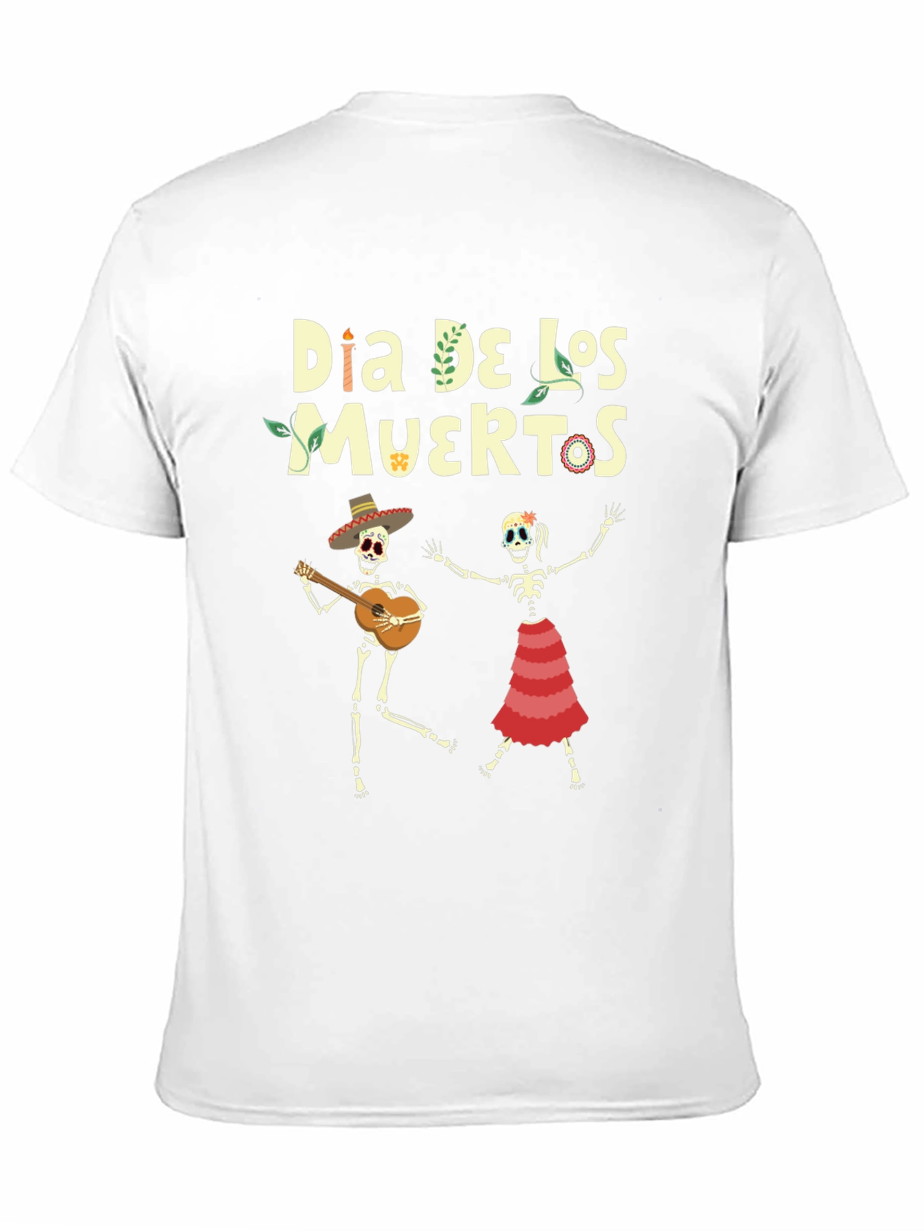 Dia De Los Muertos T-Shirt - Skeleton Band Tee