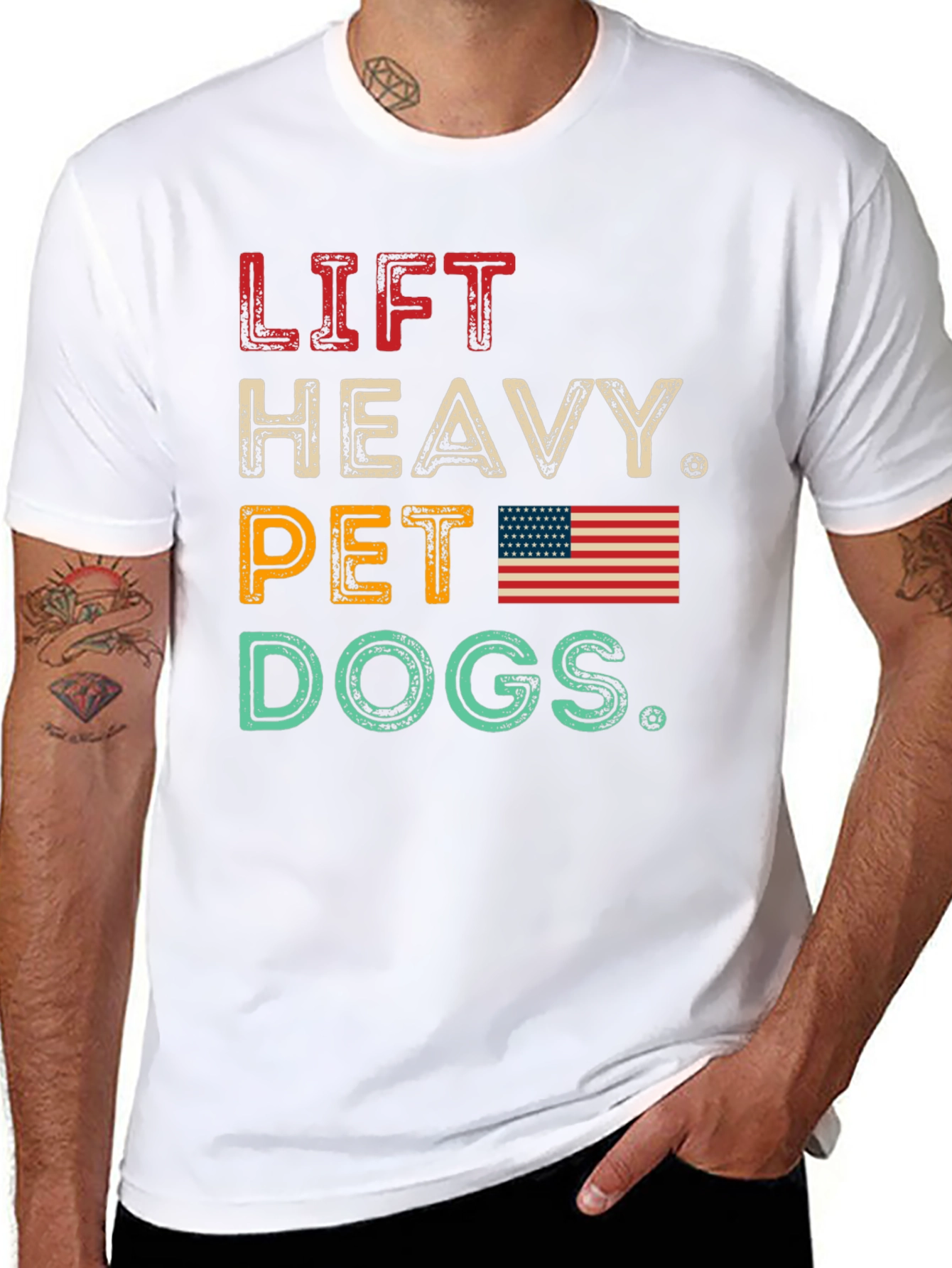 Lift Heavy Pet Dogs T-Shirt