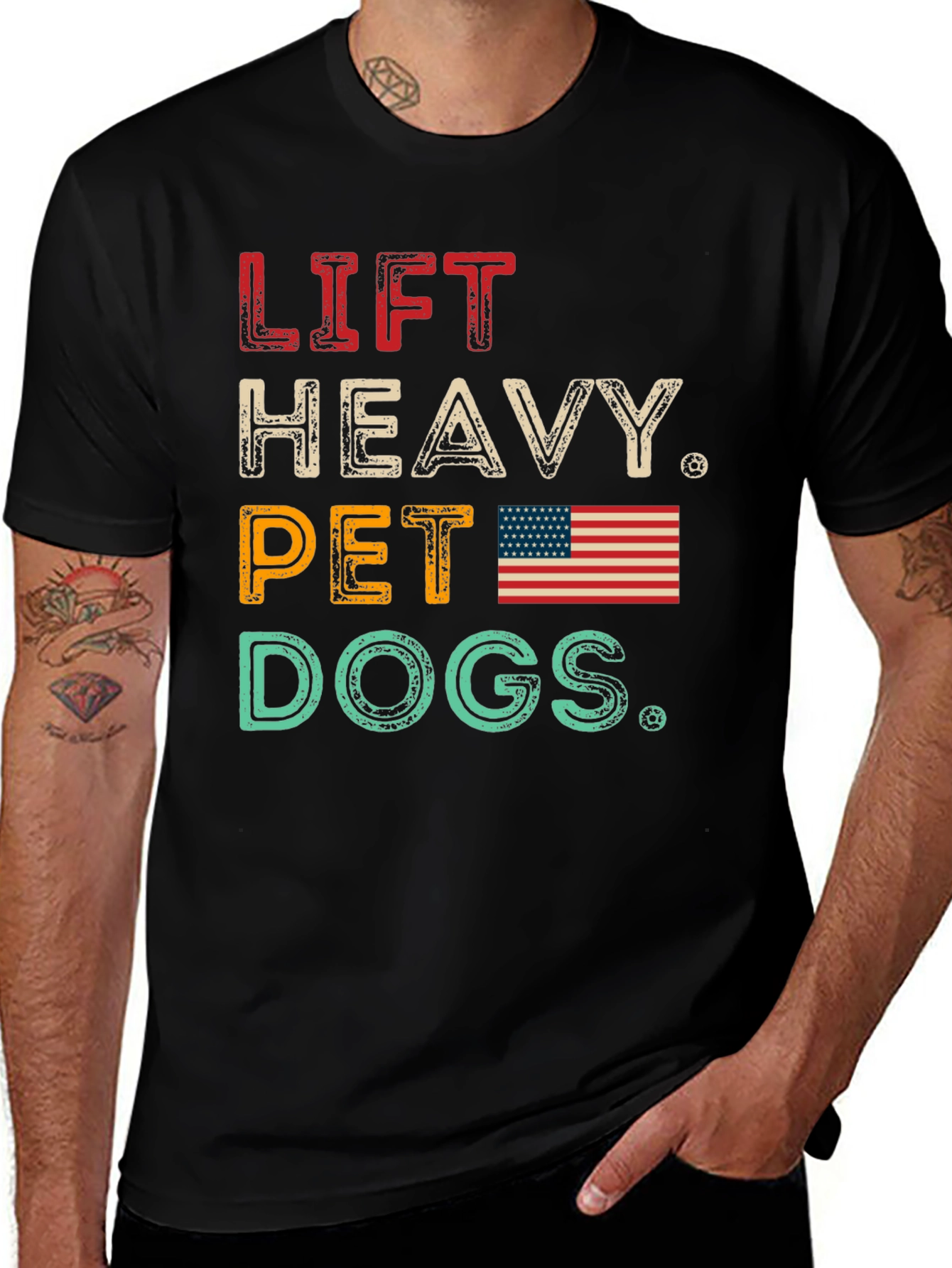 Lift Heavy Pet Dogs T-Shirt
