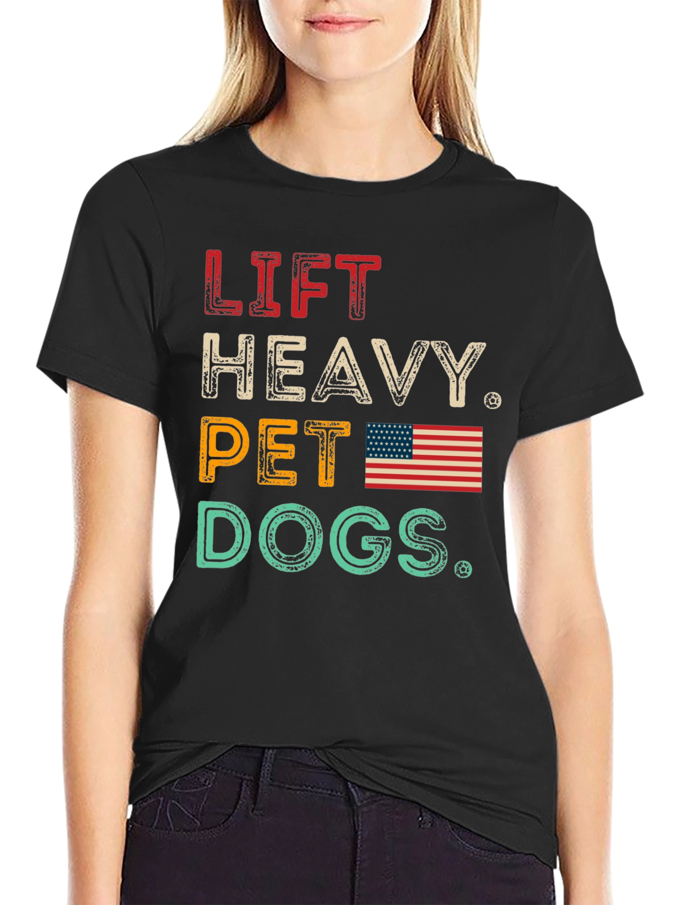 Lift Heavy Pet Dogs T-Shirt