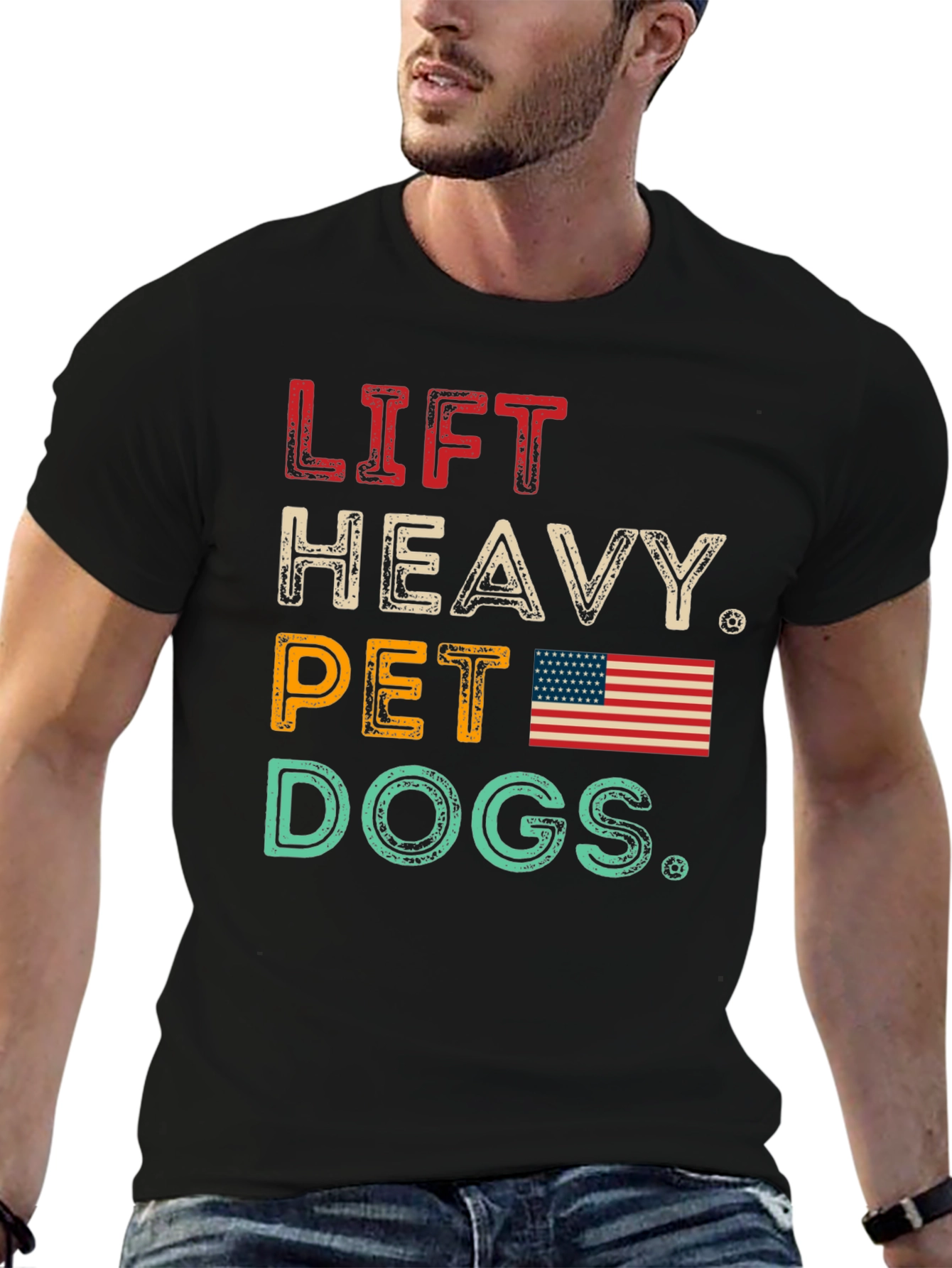 Lift Heavy Pet Dogs T-Shirt
