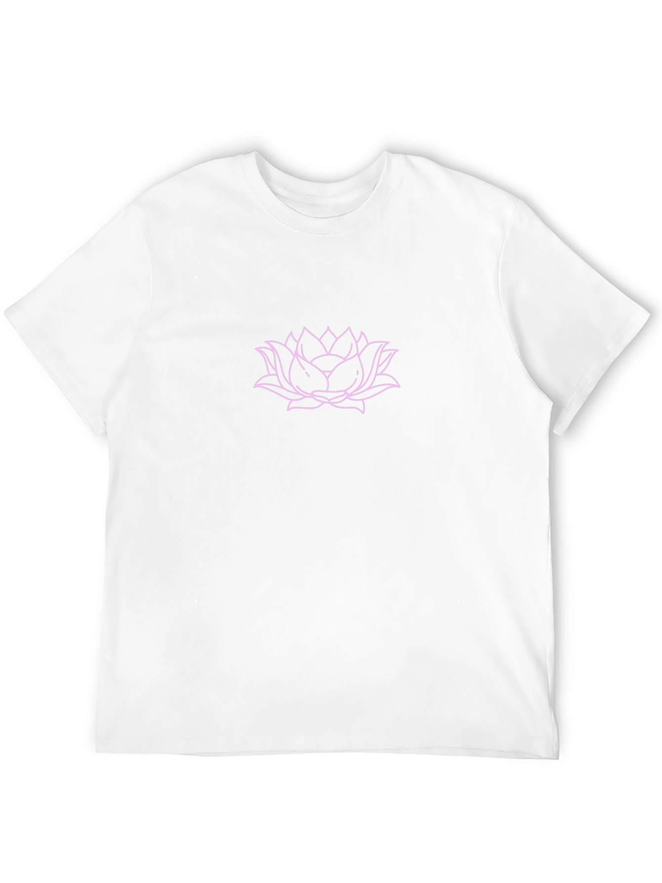 Lotus Flower Graphic Tee - Black