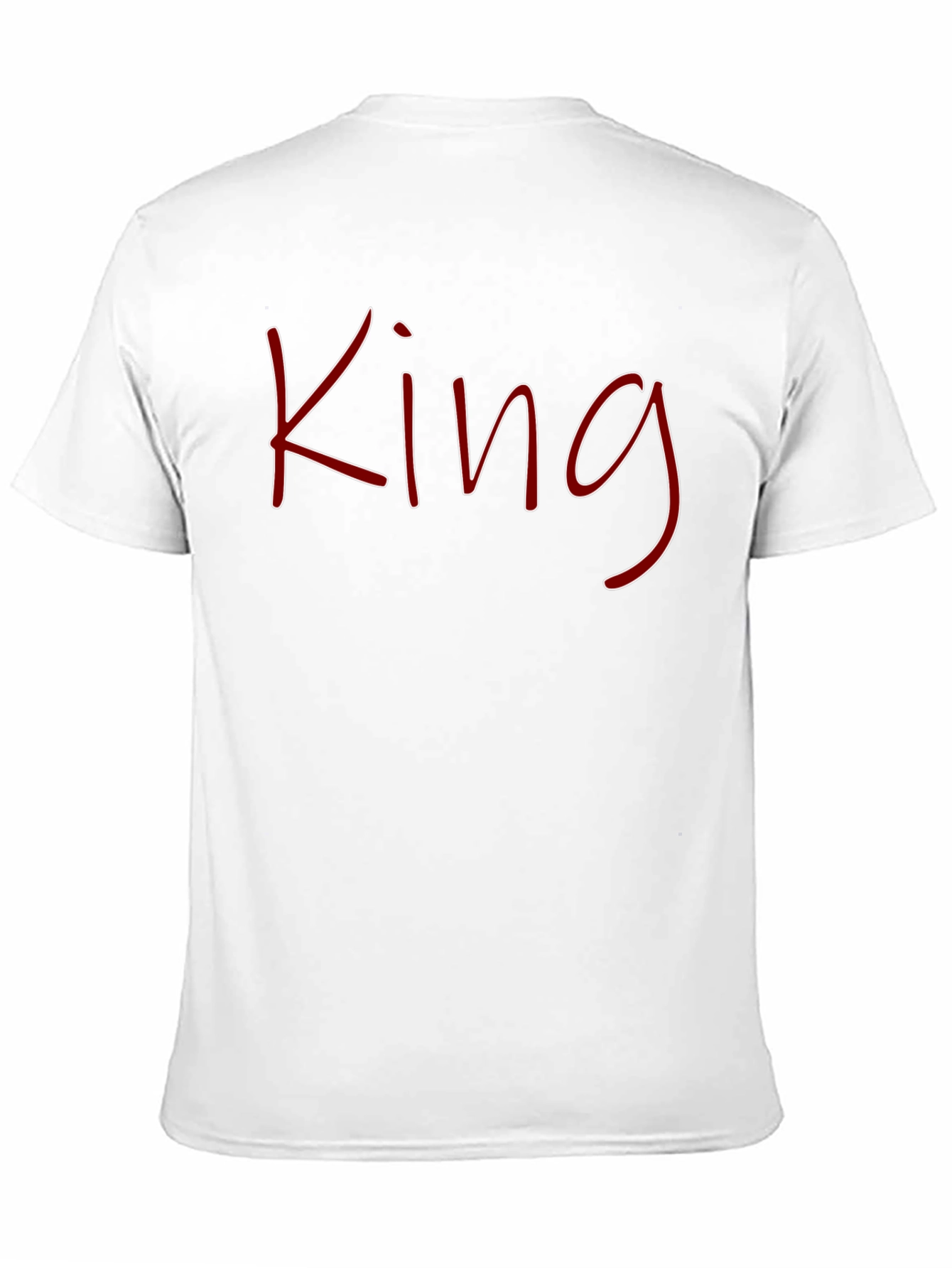 King Graphic Print T-Shirt - Black