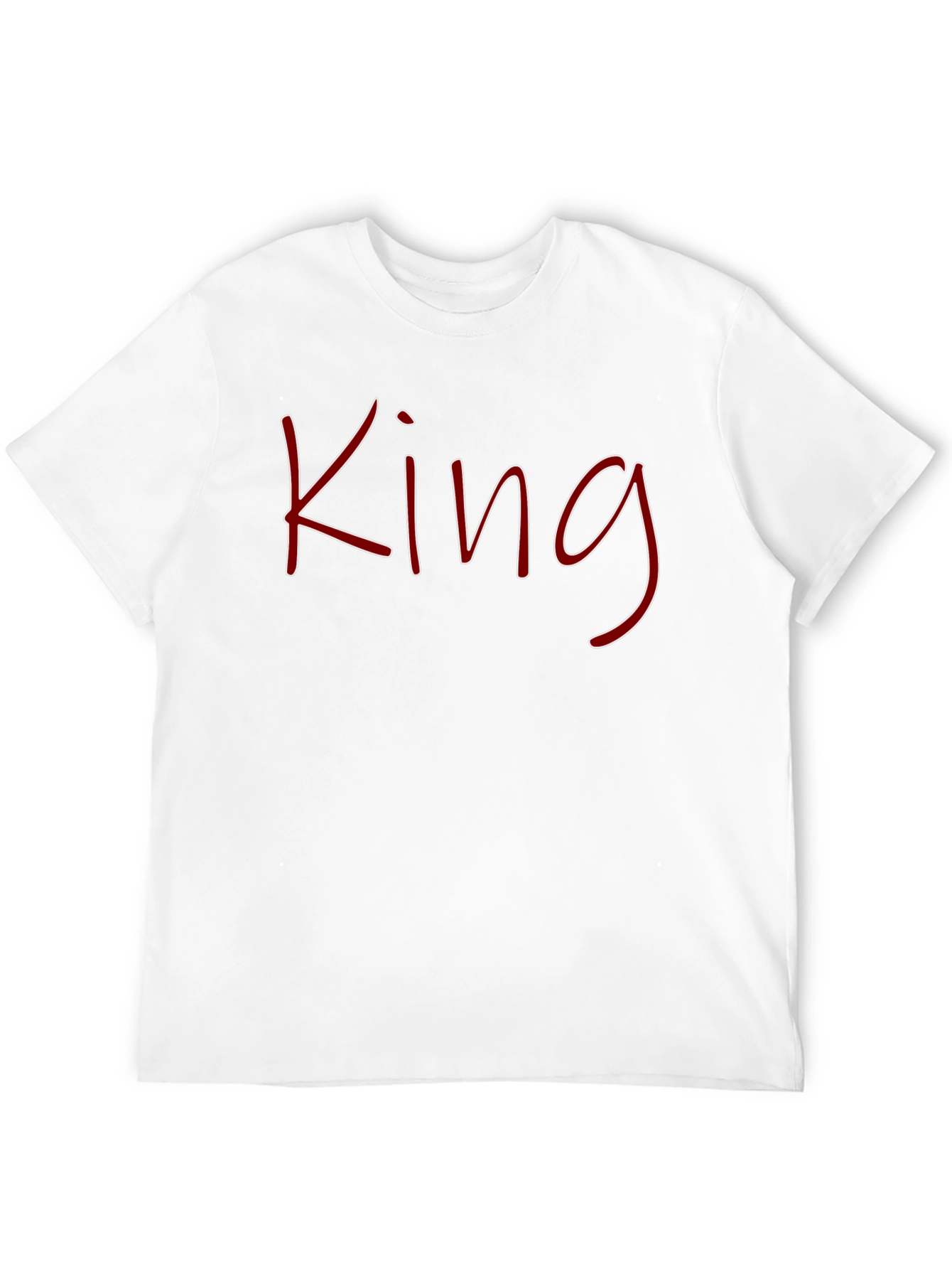 King Graphic Print T-Shirt - Black