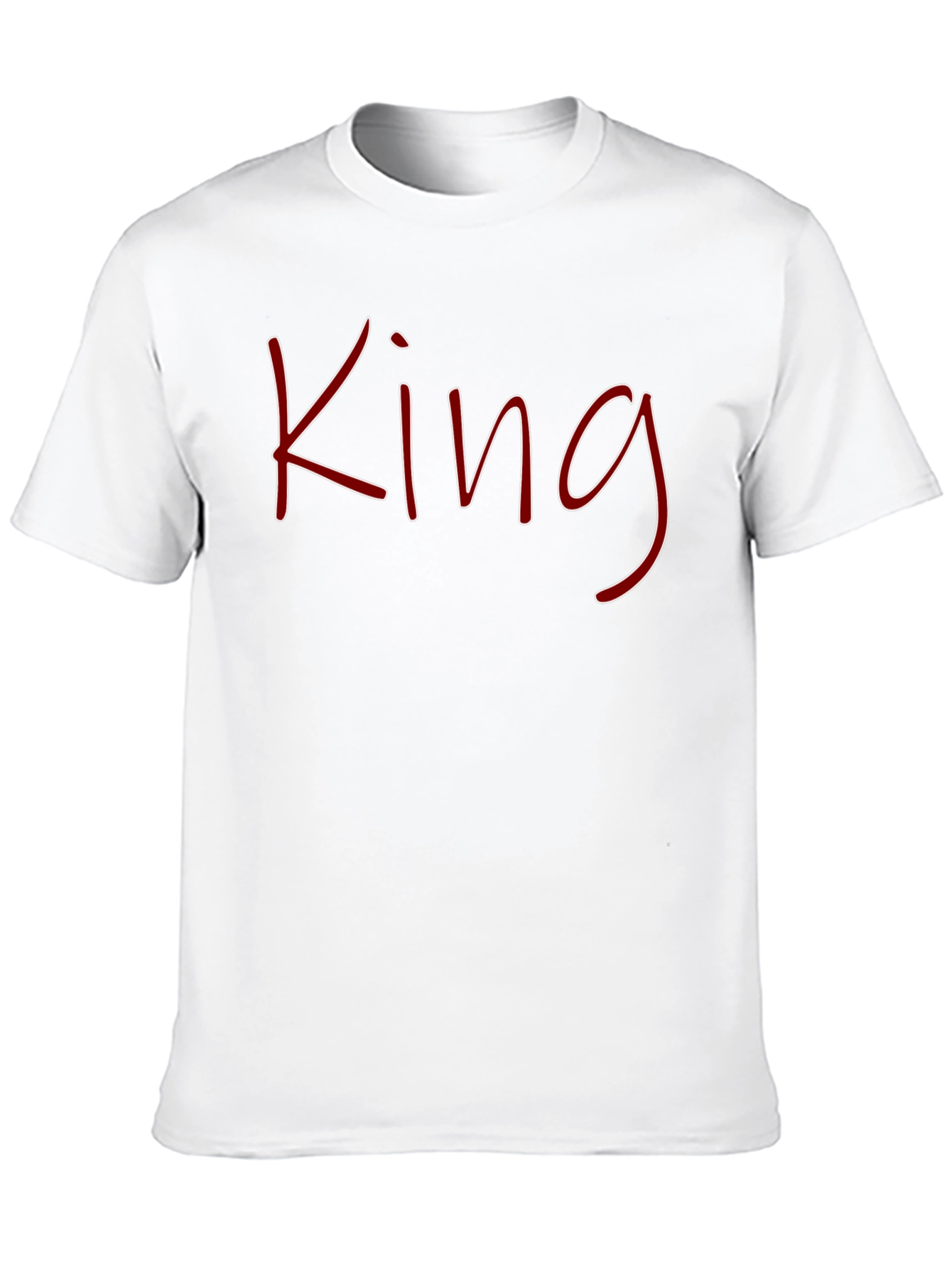 King Graphic Print T-Shirt - Black