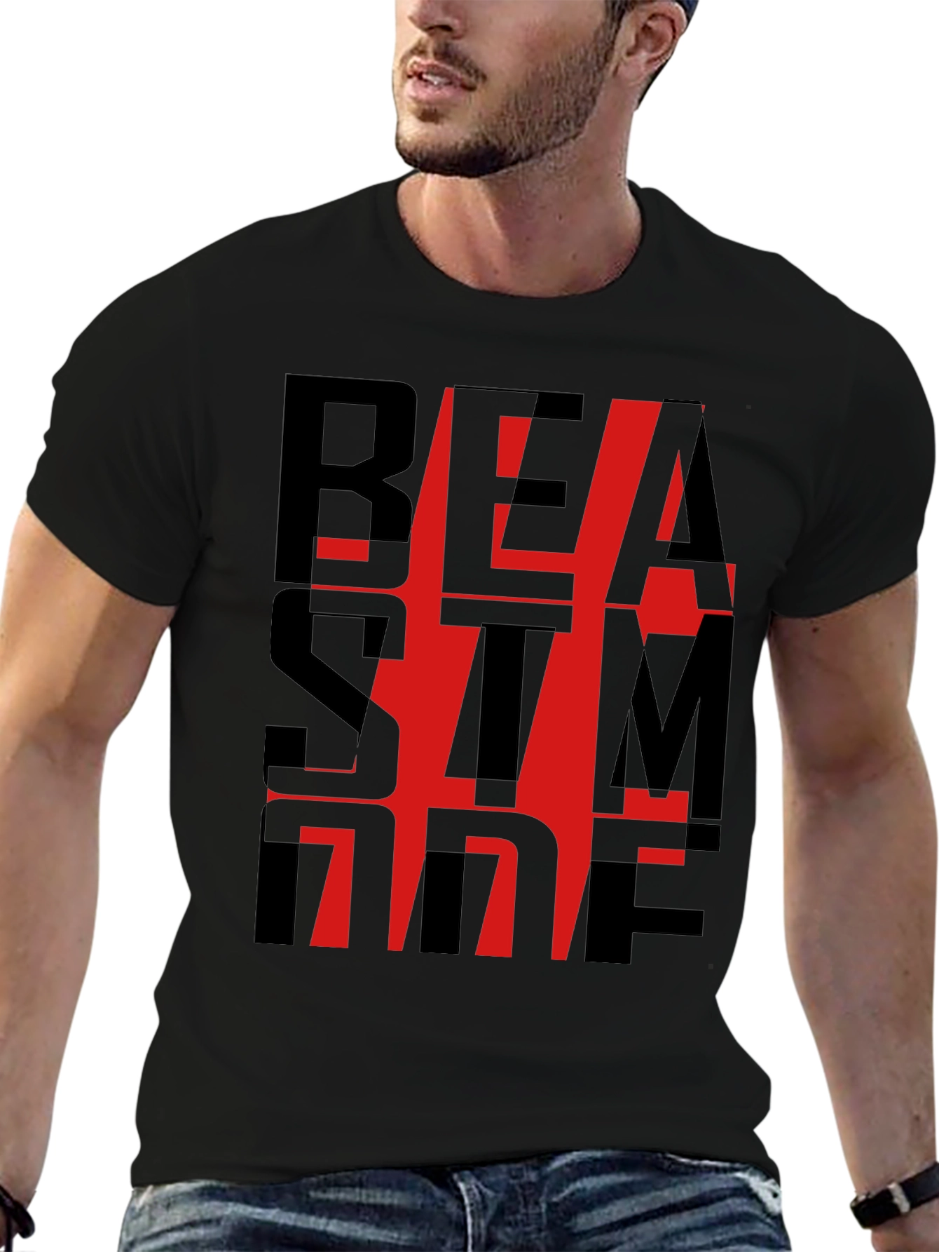 Beast Mode Graphic Tee - Black