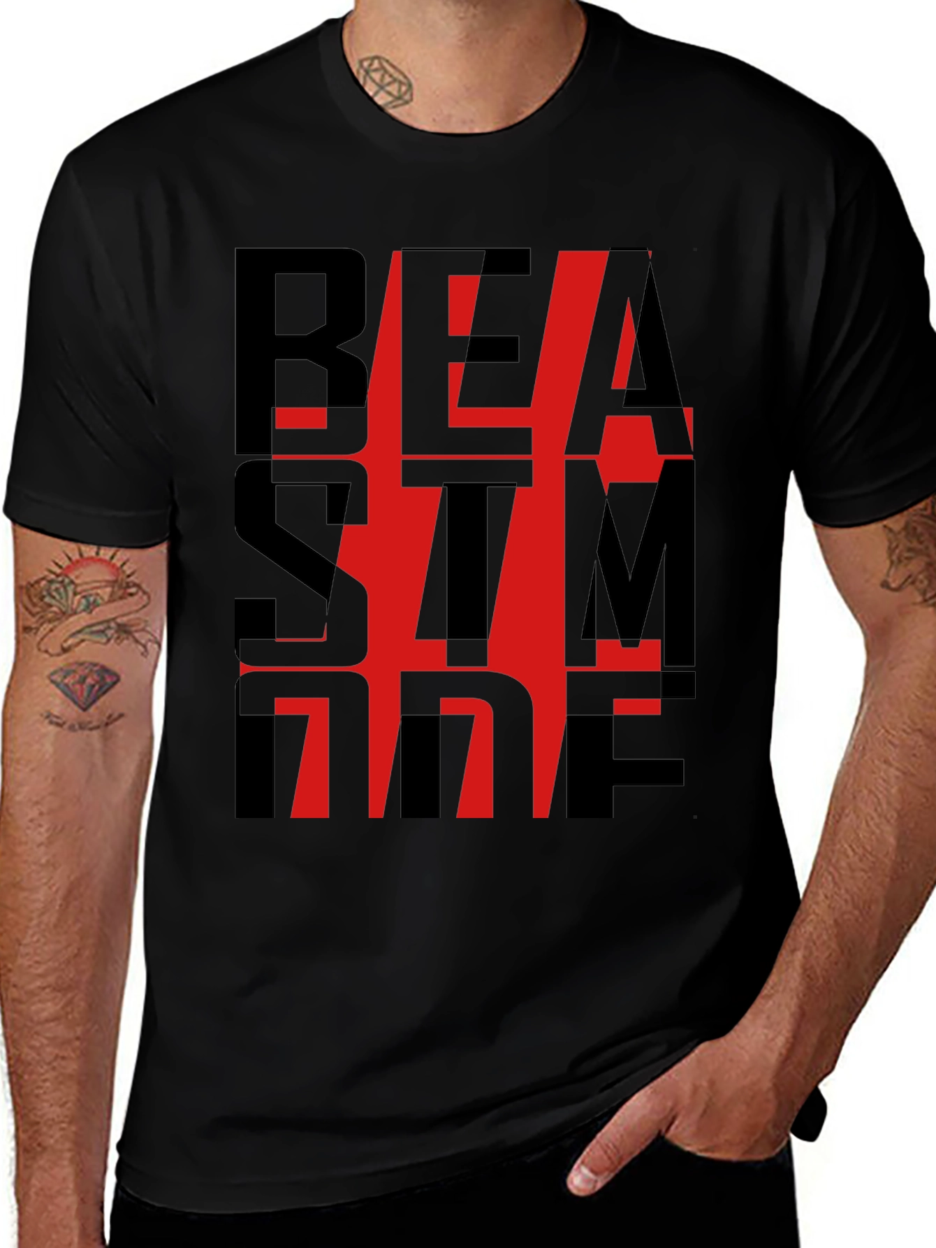 Beast Mode Graphic Tee - Black