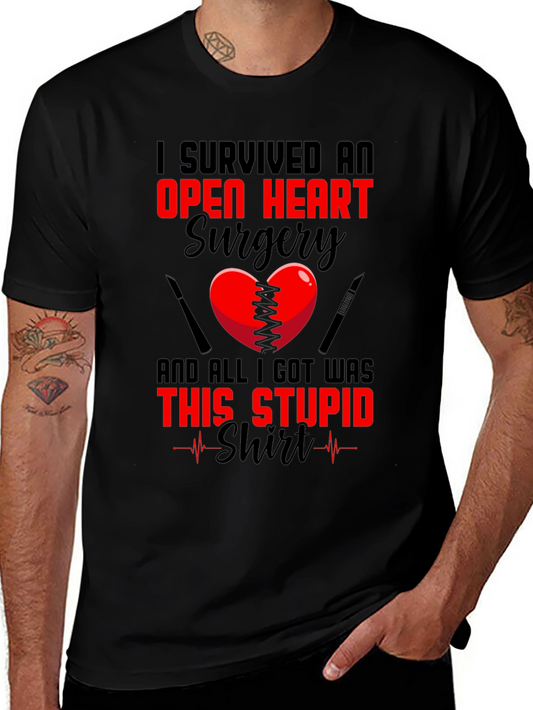 Open Heart Surgery Survivor T-Shirt