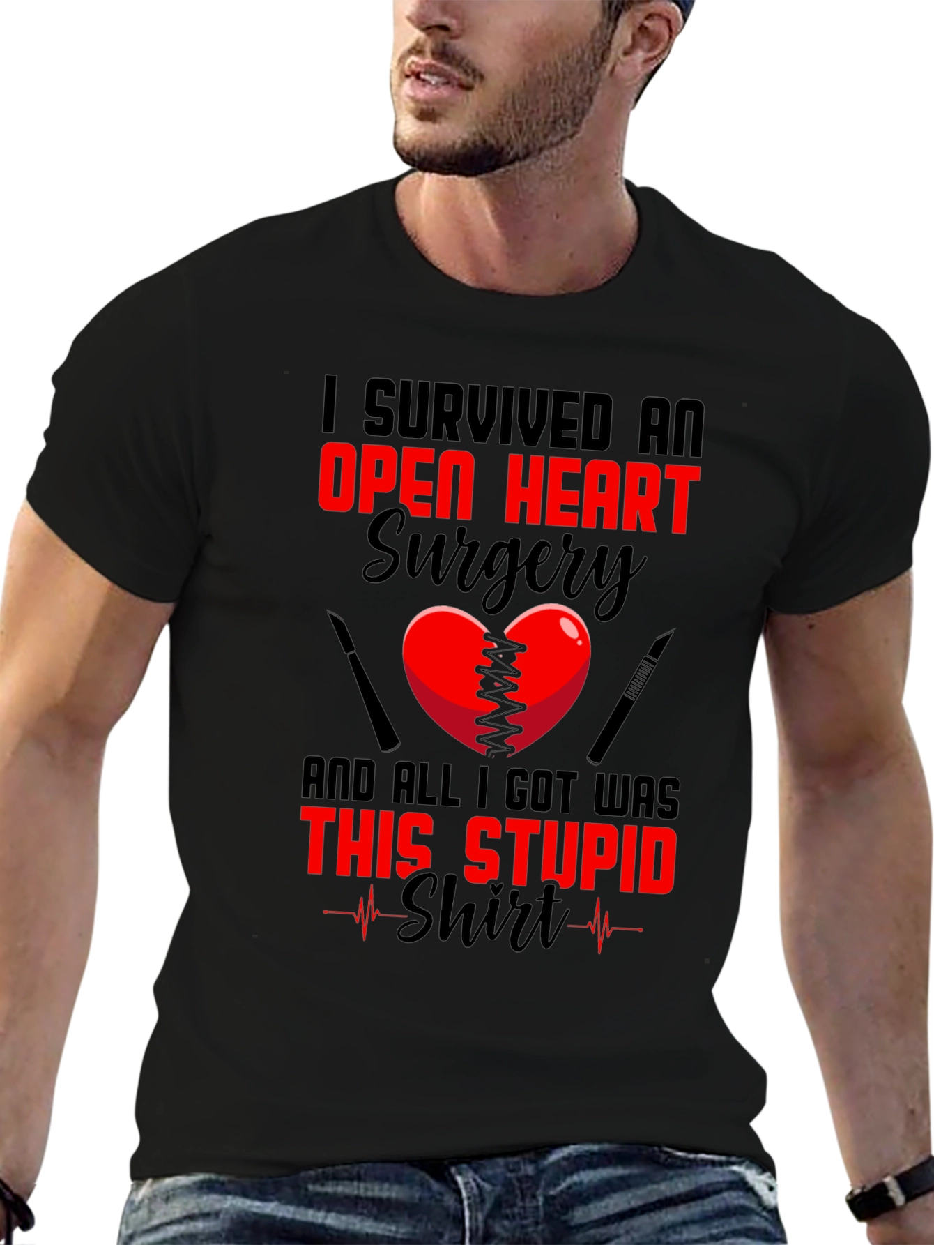 Open Heart Surgery Survivor T-Shirt