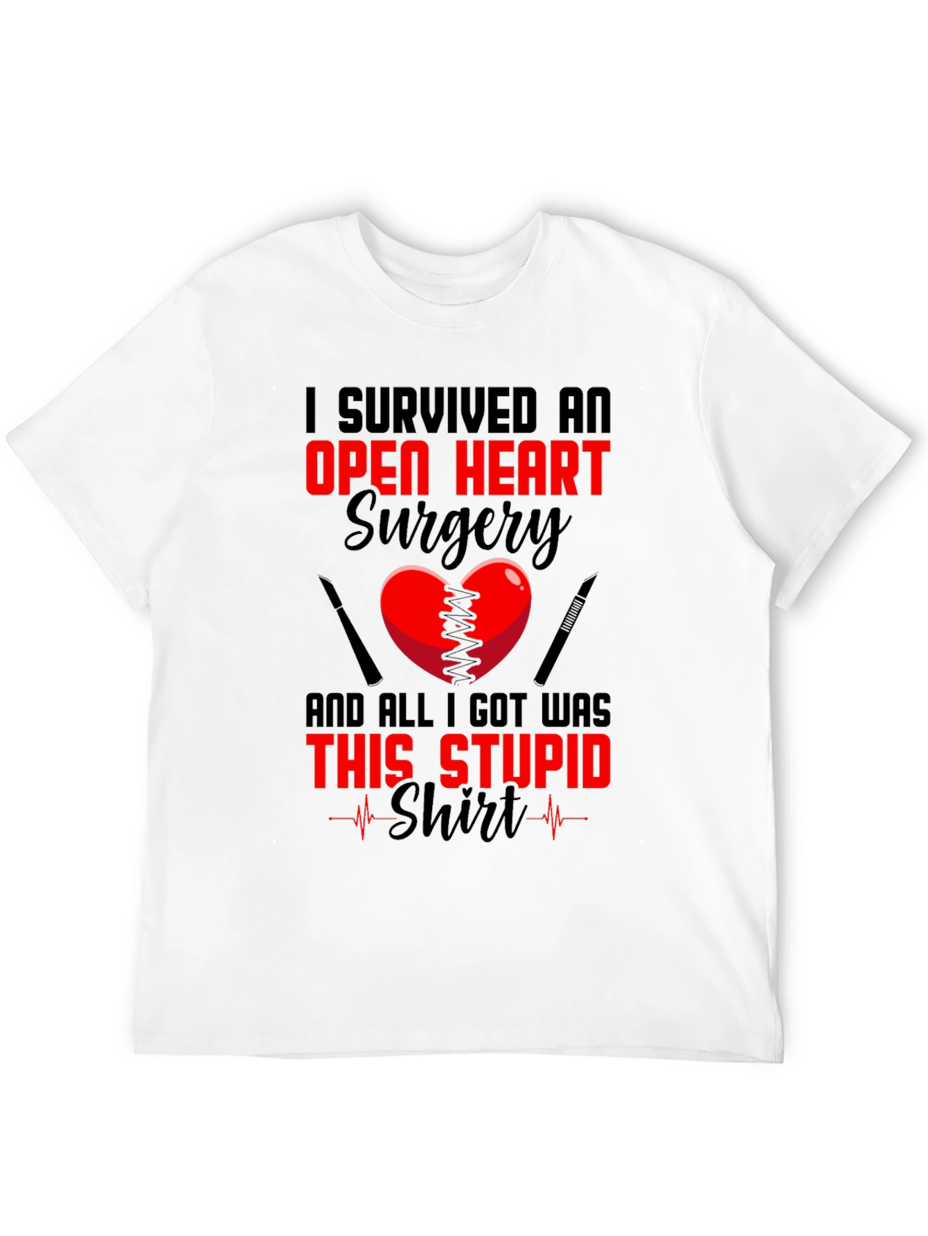 Open Heart Surgery Survivor T-Shirt